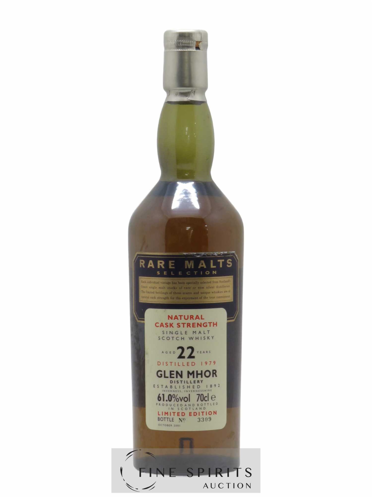 Glen Mhor 22 years 1979 Of. Rare Malts Selection Natural Cask Strengh - bottled 2001 Limited Edition