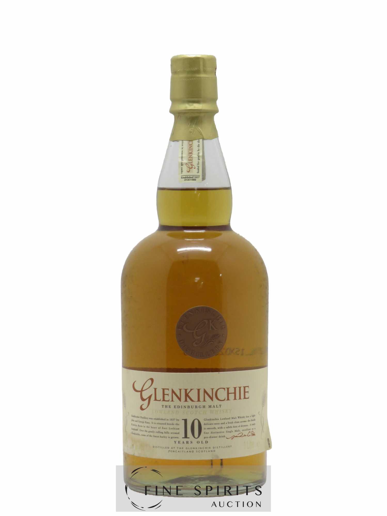 Glenkinchie 10 years Of.