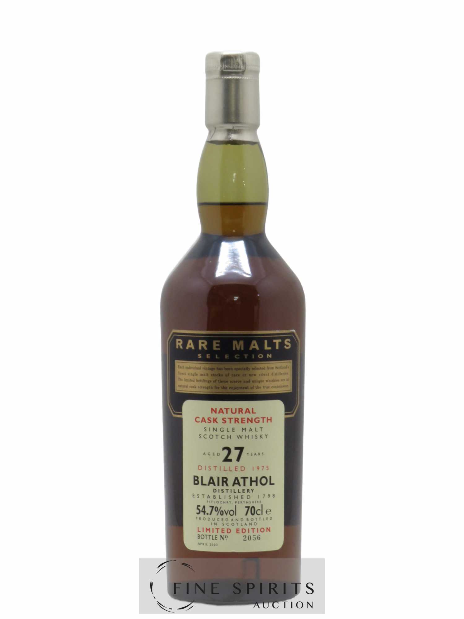 Blair Athol 27 years 1975 Of. Rare Malts Selection Natural Cask Strengh - bottled 2003 Limited Edition