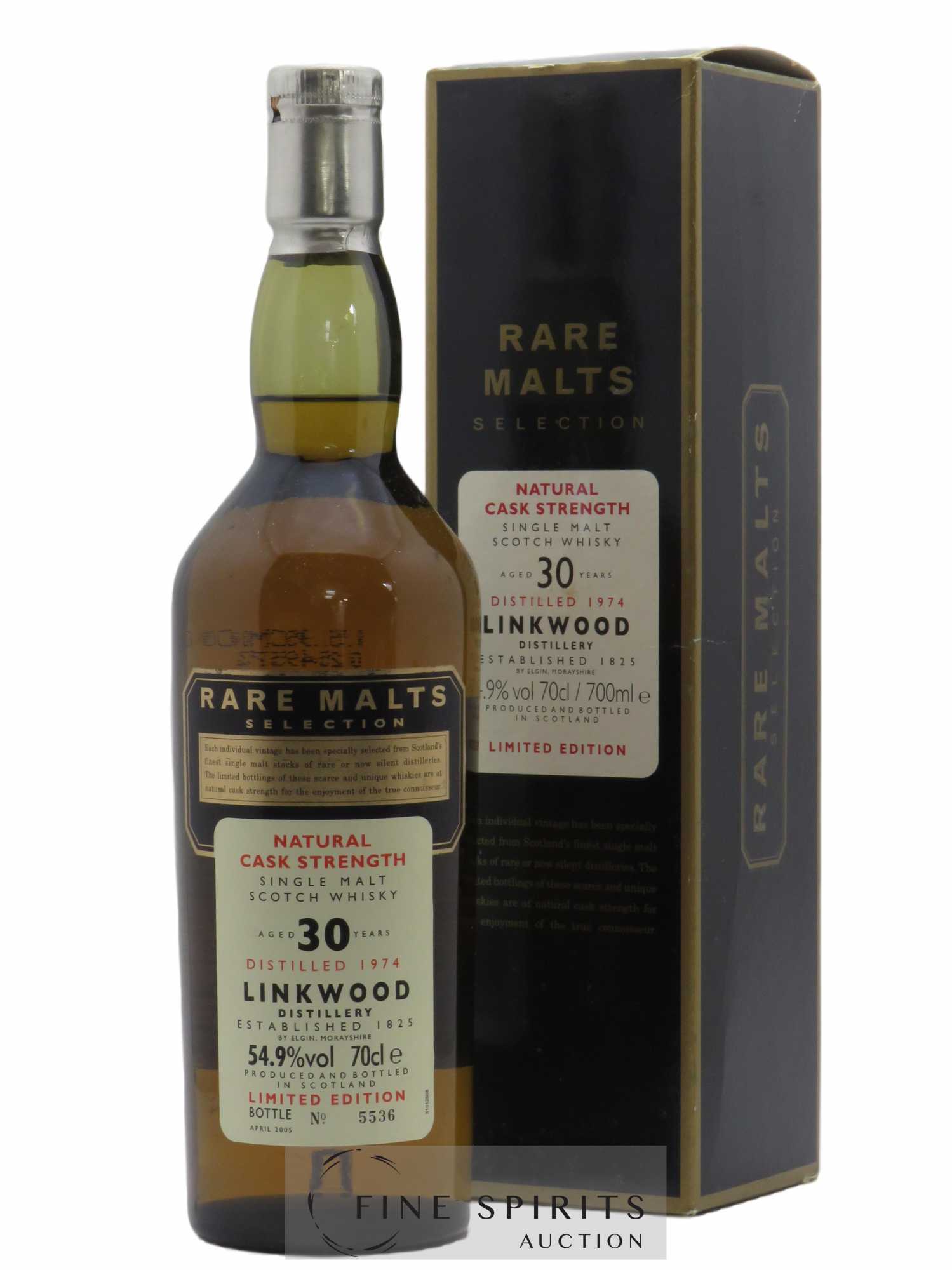 Linkwood 30 years 1974 Of. Rare Malts Selection Natural Cask Strengh - bottled 2005 Limited Edition