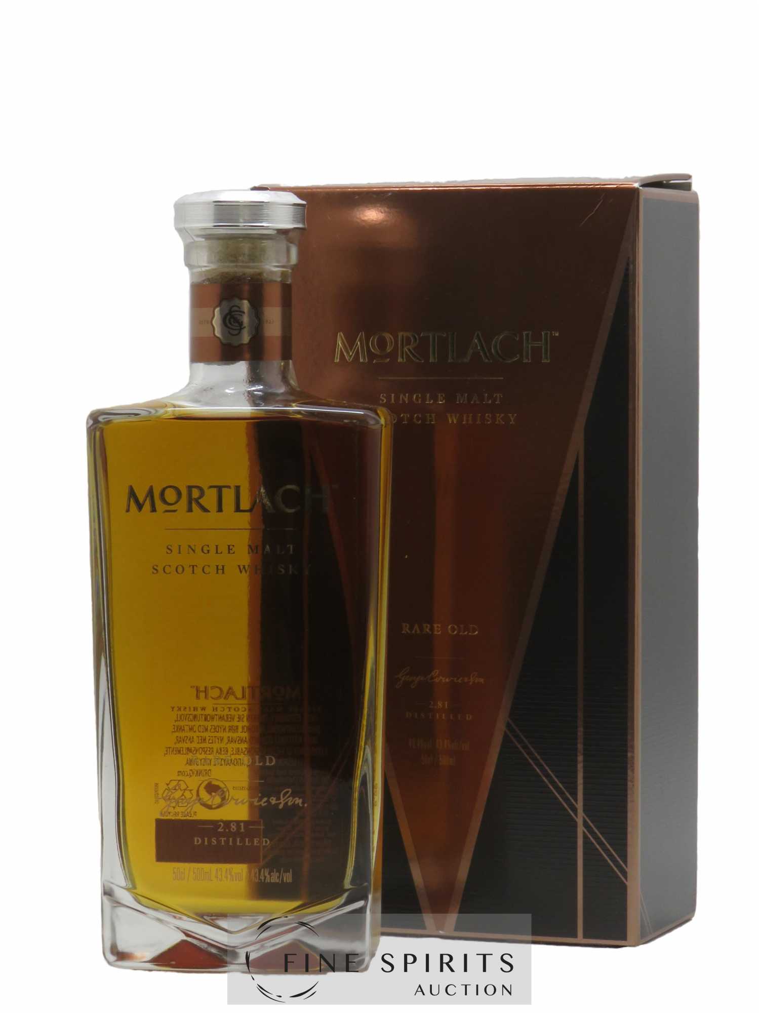 Mortlach Of. Rare Old 2.81 Distilled Gordon & Macphail