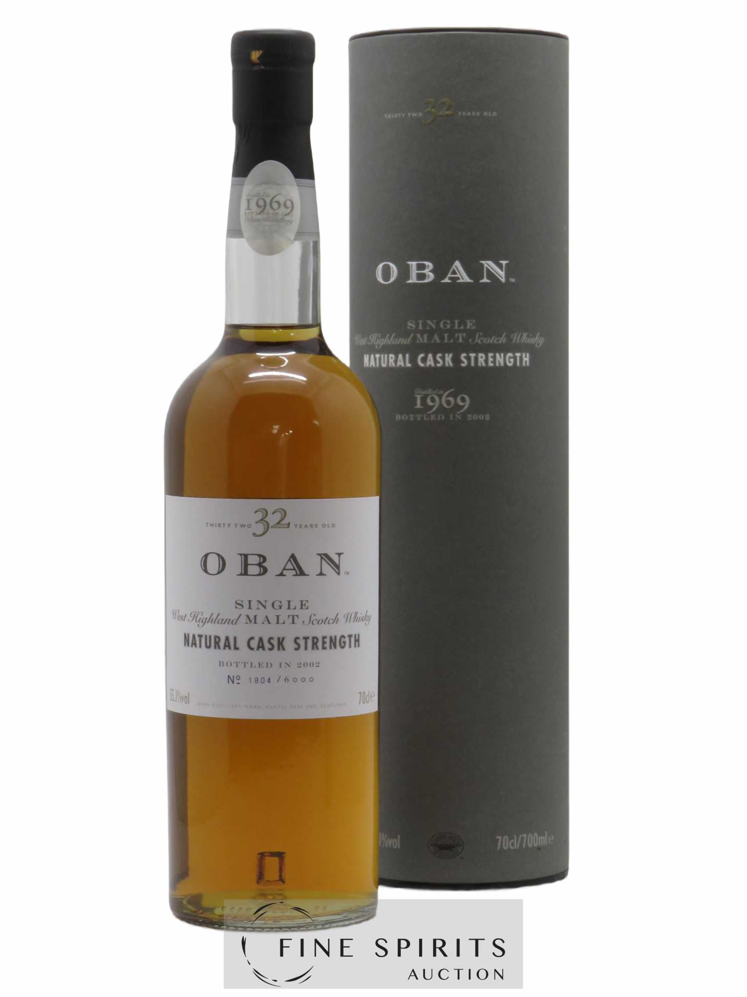 Oban 32 years 1969 Of. bottled in 2002 Natural Cask Strengh