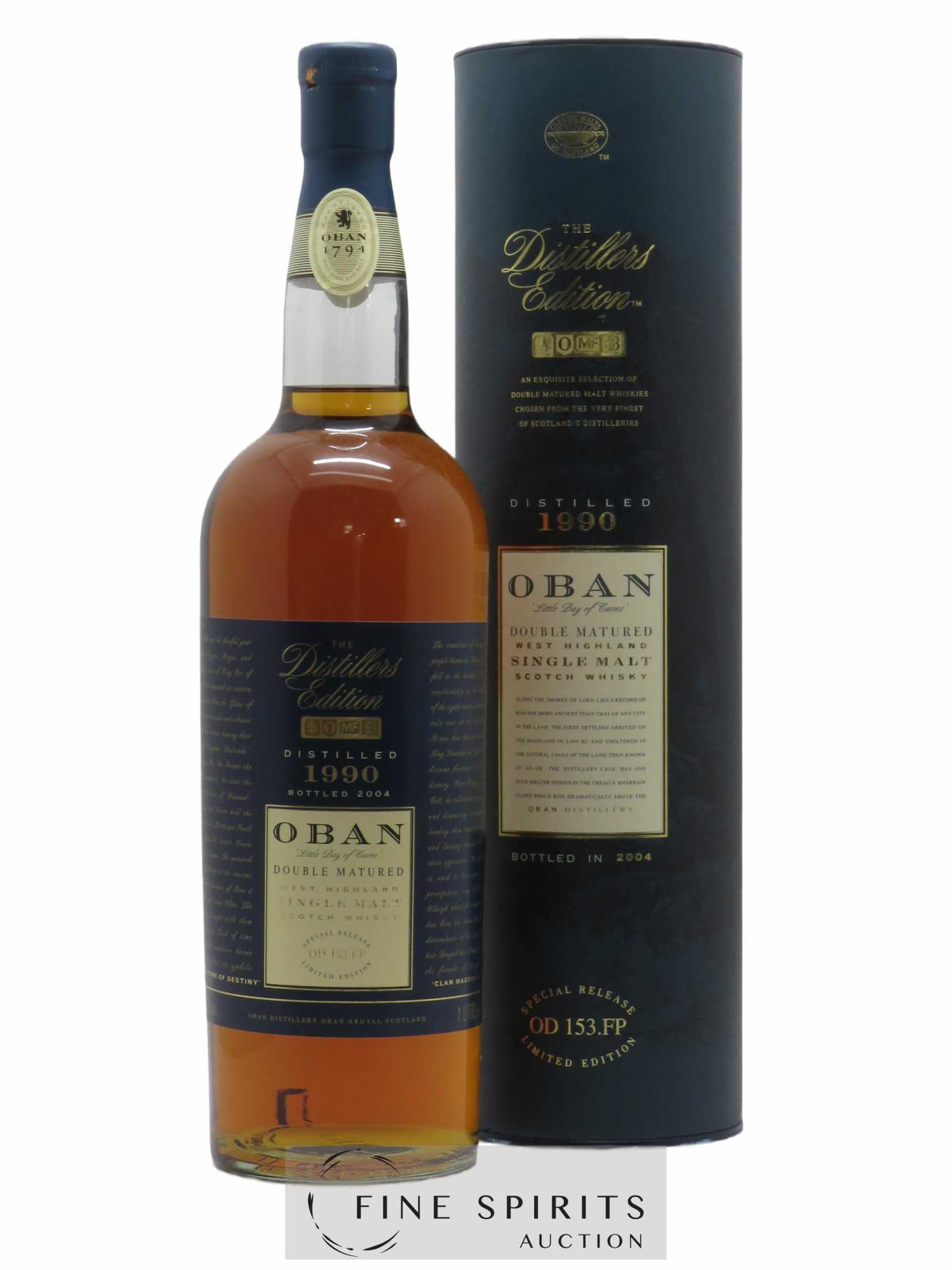 Oban 1990 Of. The Distillers Edition Special Release OD 153.FP - bottled in 2004 Double Matured