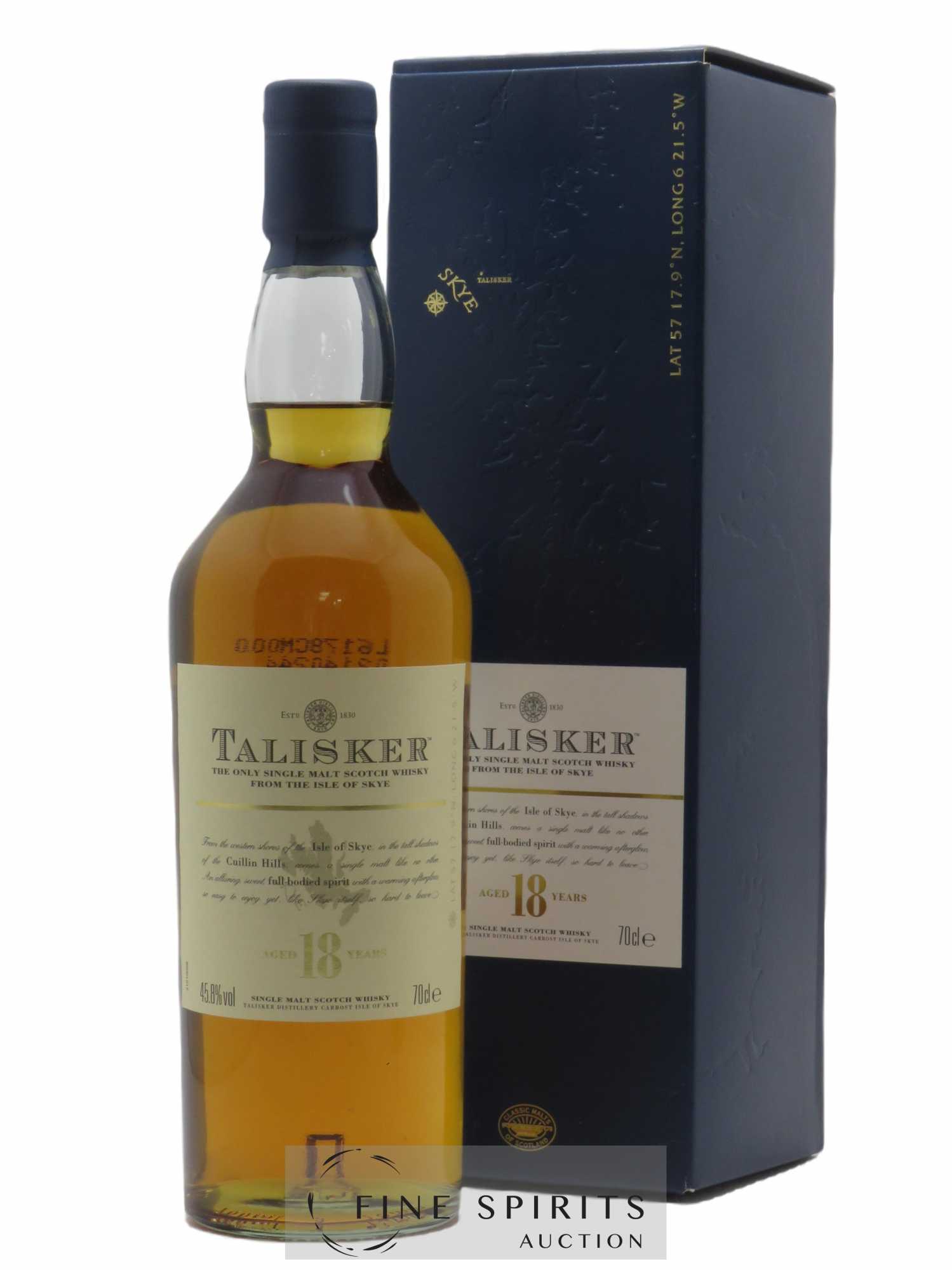 Talisker 18 years Of. 70cl