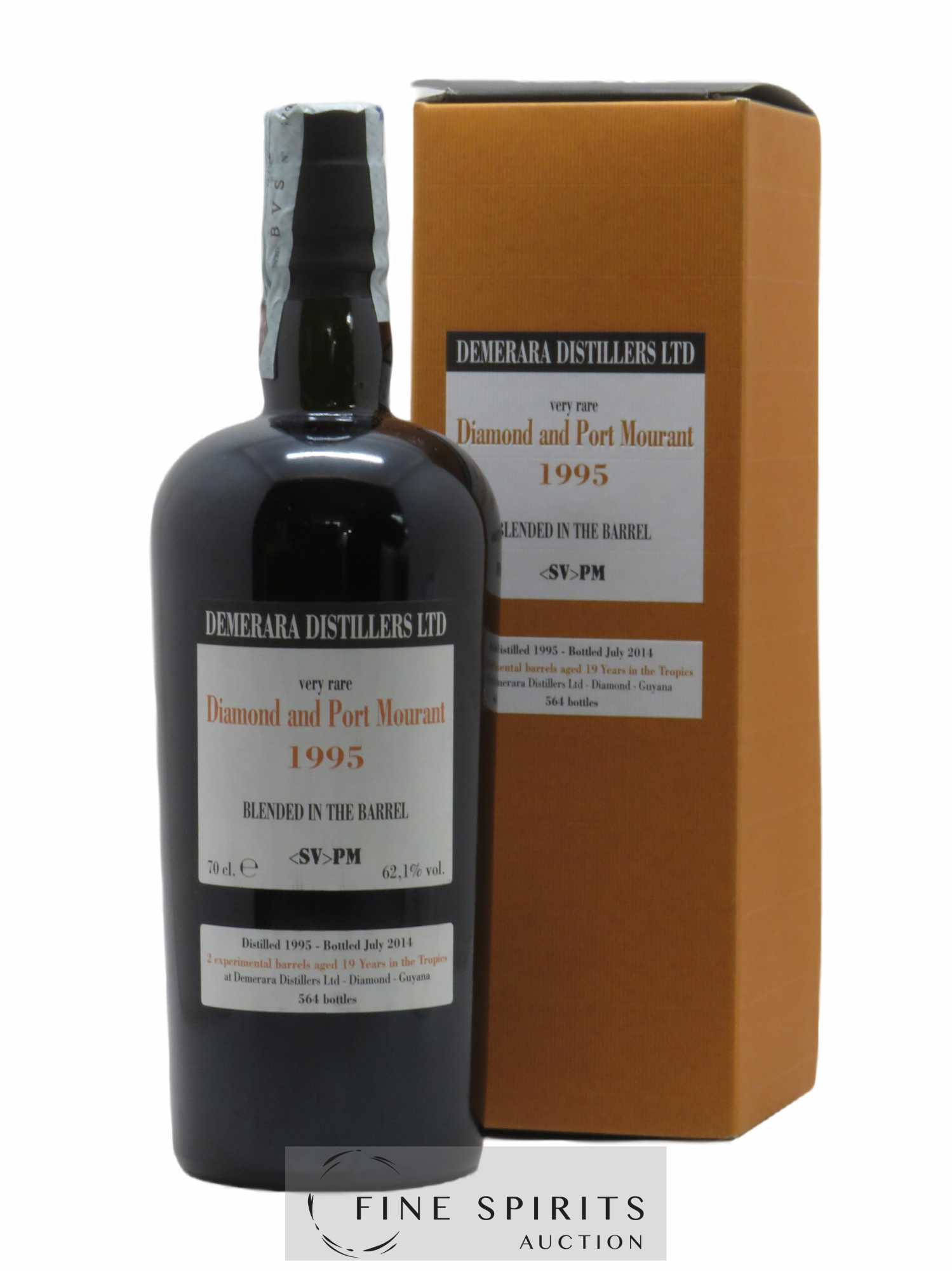 Diamond And Port Mourant 19 years 1995 Velier Barrels SV PM One of 564 - bottled 2014 Special Edition