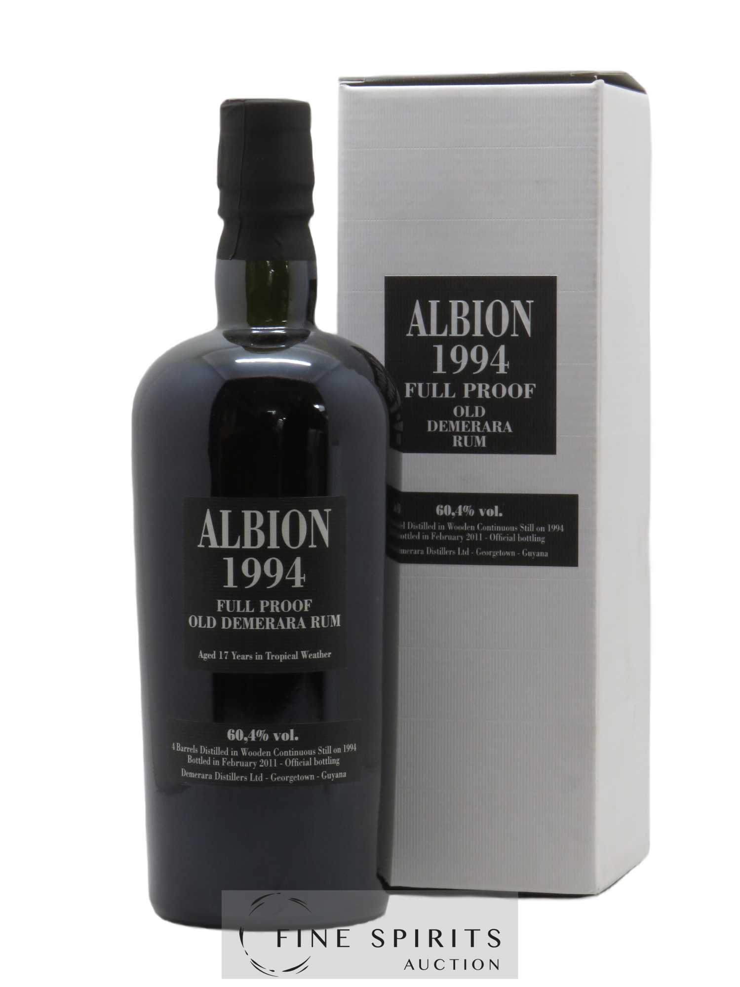 Albion 17 years 1994 Of. Full Proof Barrels AN - bottled in 2011 Velier