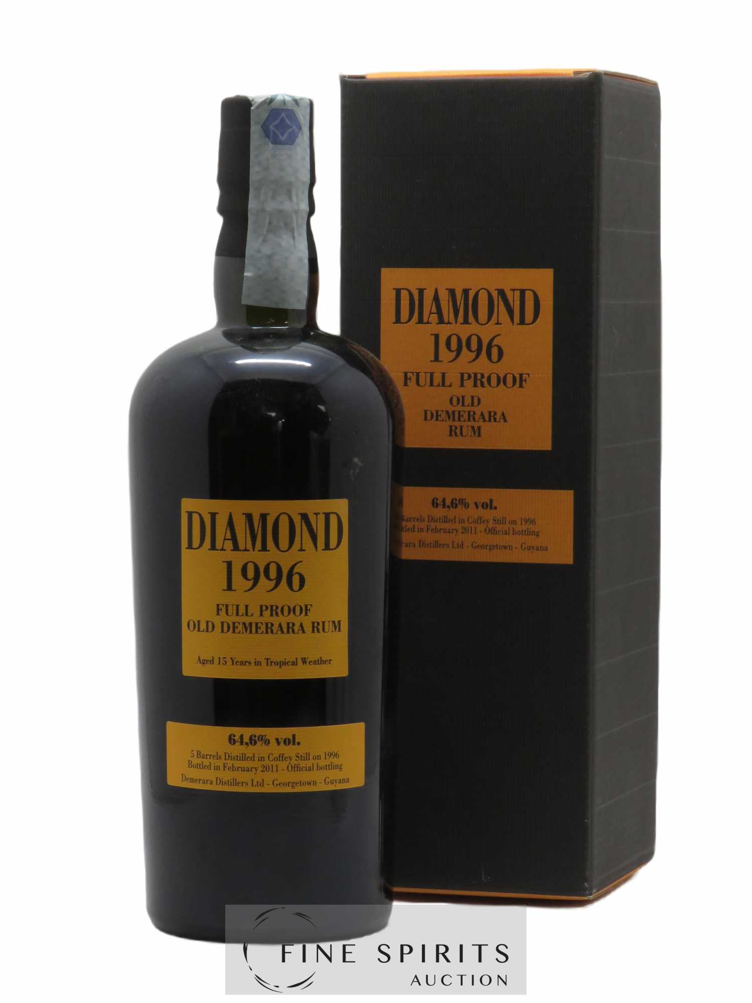 Diamond 15 years 1996 Of. Full Proof Barrels SVW - bottled in 2011 Velier