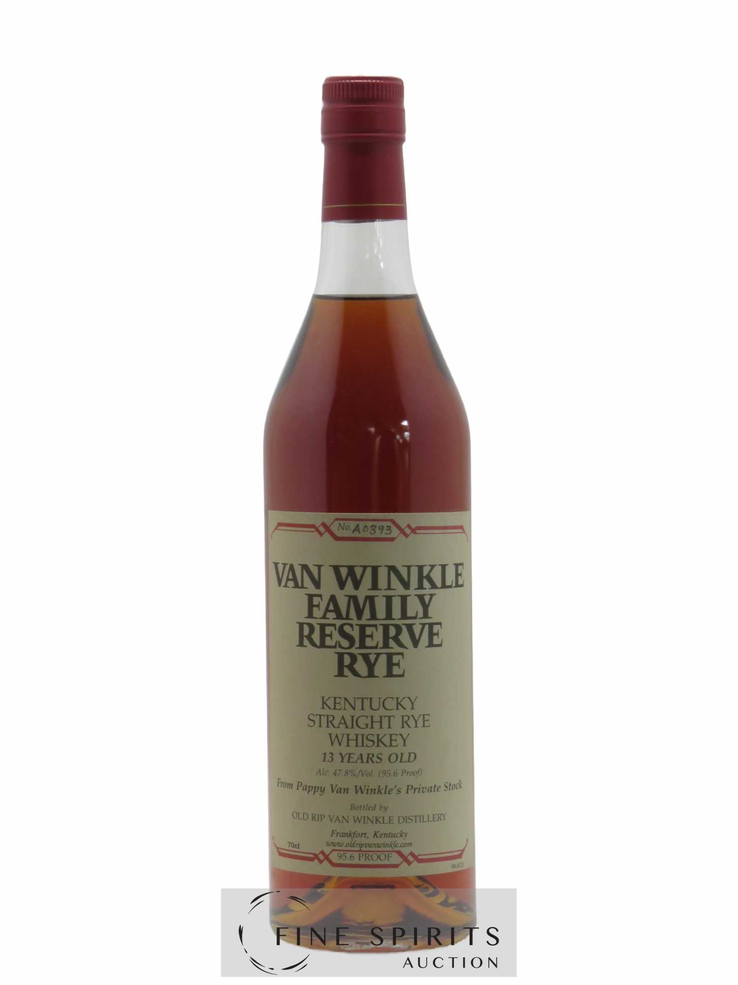 Van Winkle 13 years Of. Family Reserve from Papy Van Winkle's Private Stock