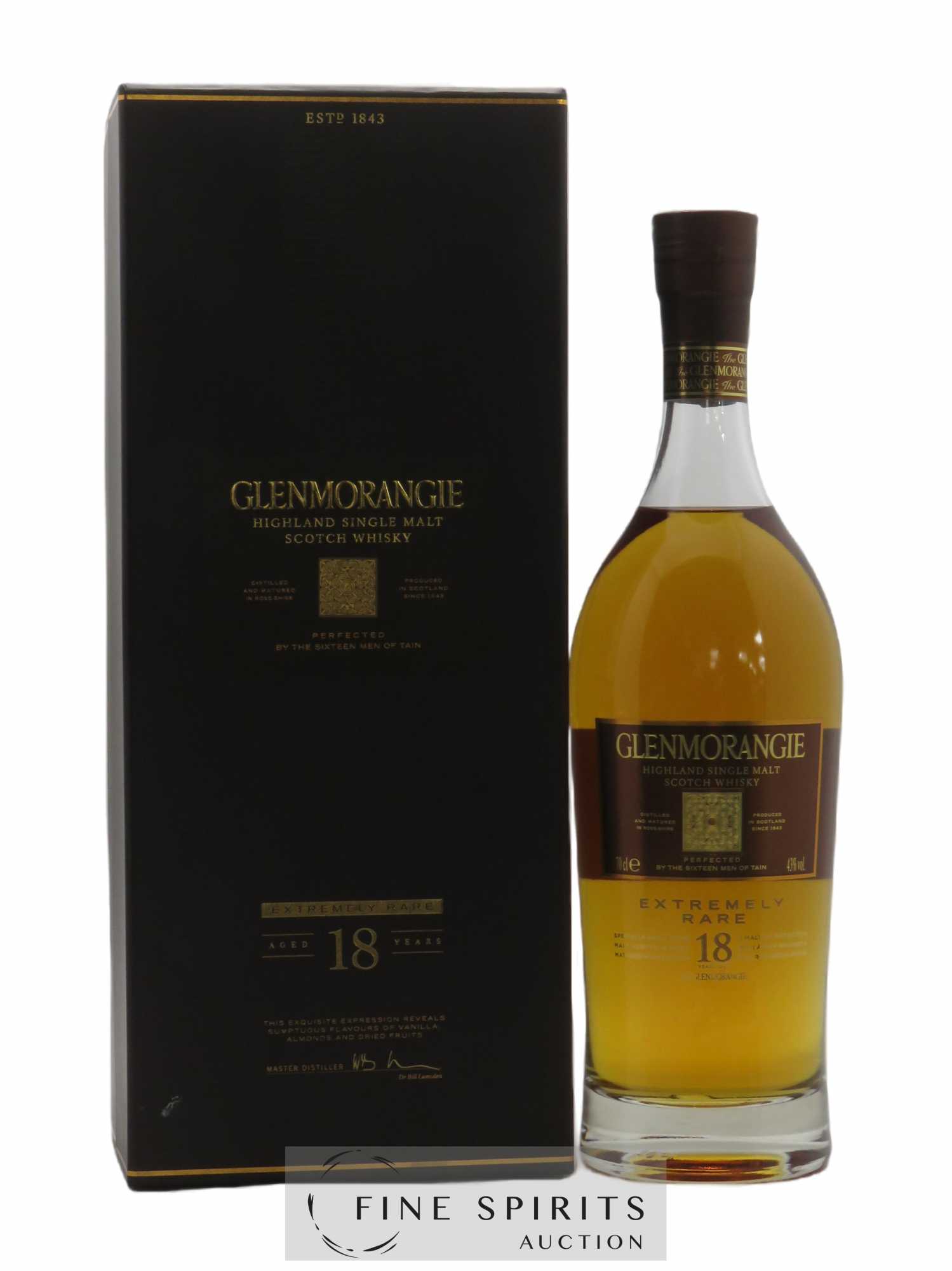 Glenmorangie 18 years Of. Extremely Rare Perfected by the Sixteen Men of Tain