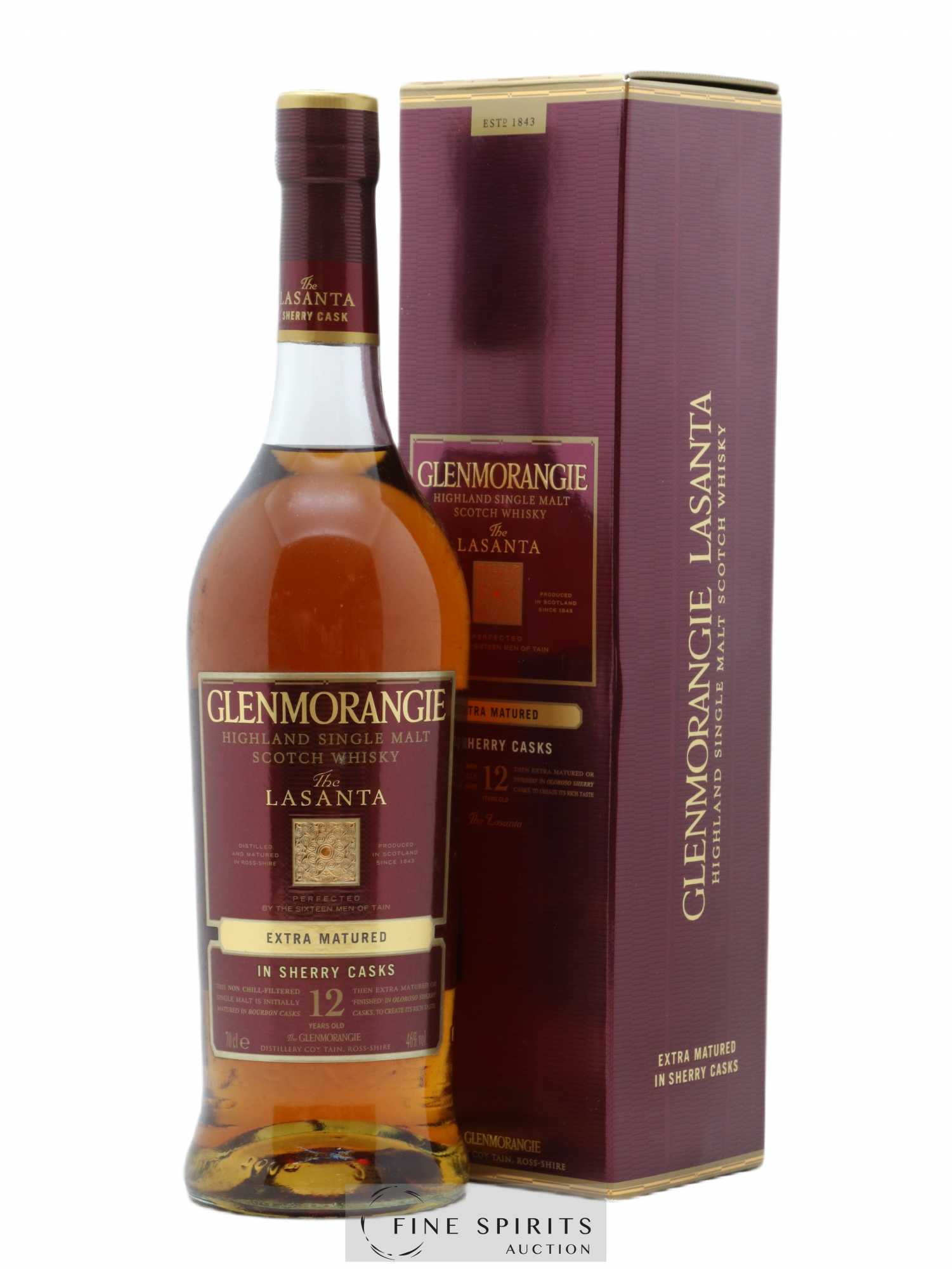 Glenmorangie 12 years Of. The Lasanta Finished in Oloroso Sherry Casks