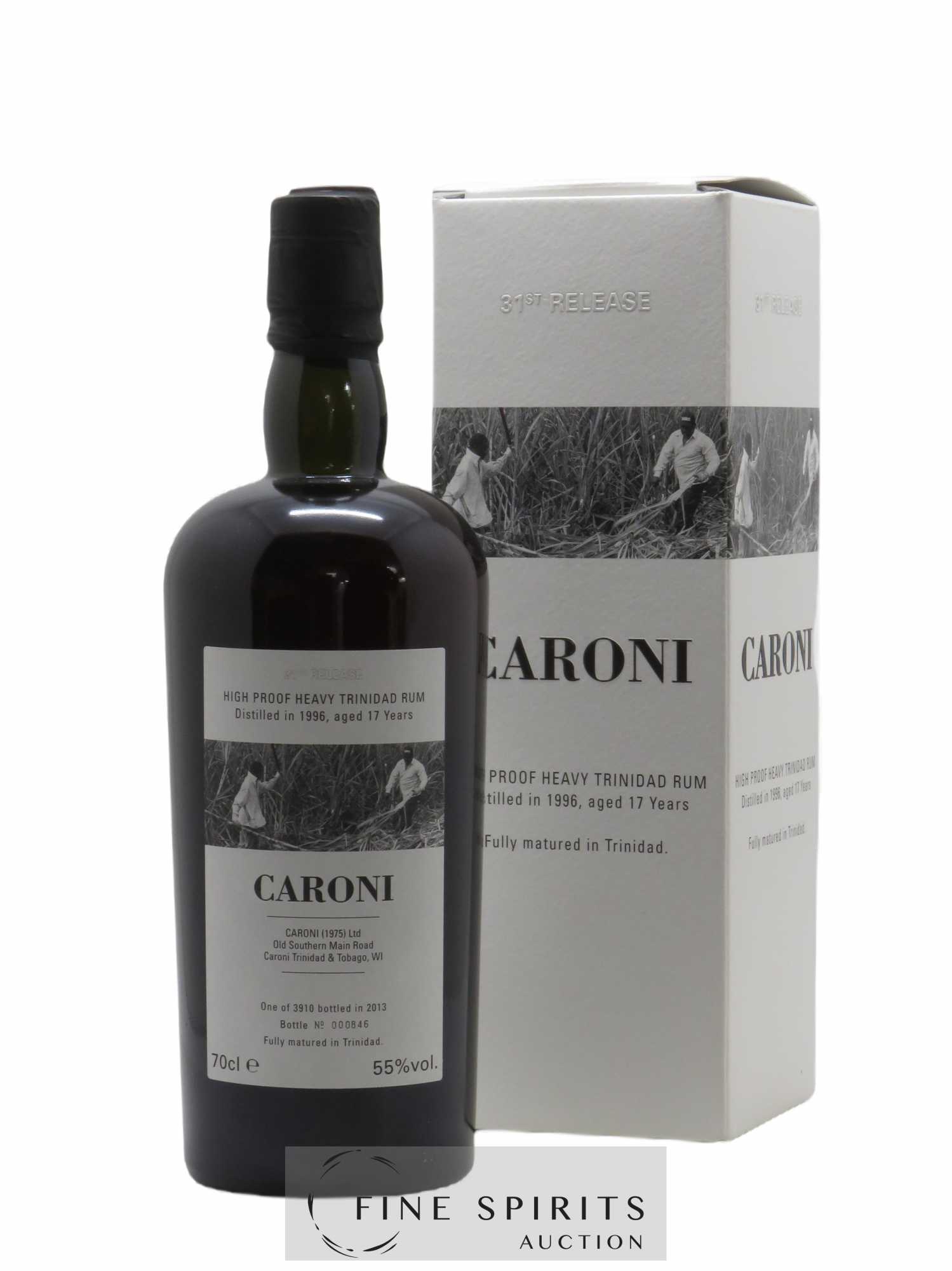 Caroni 17 years 1996 Velier High Proof 31st Release - One of 3910 - bottled 2013