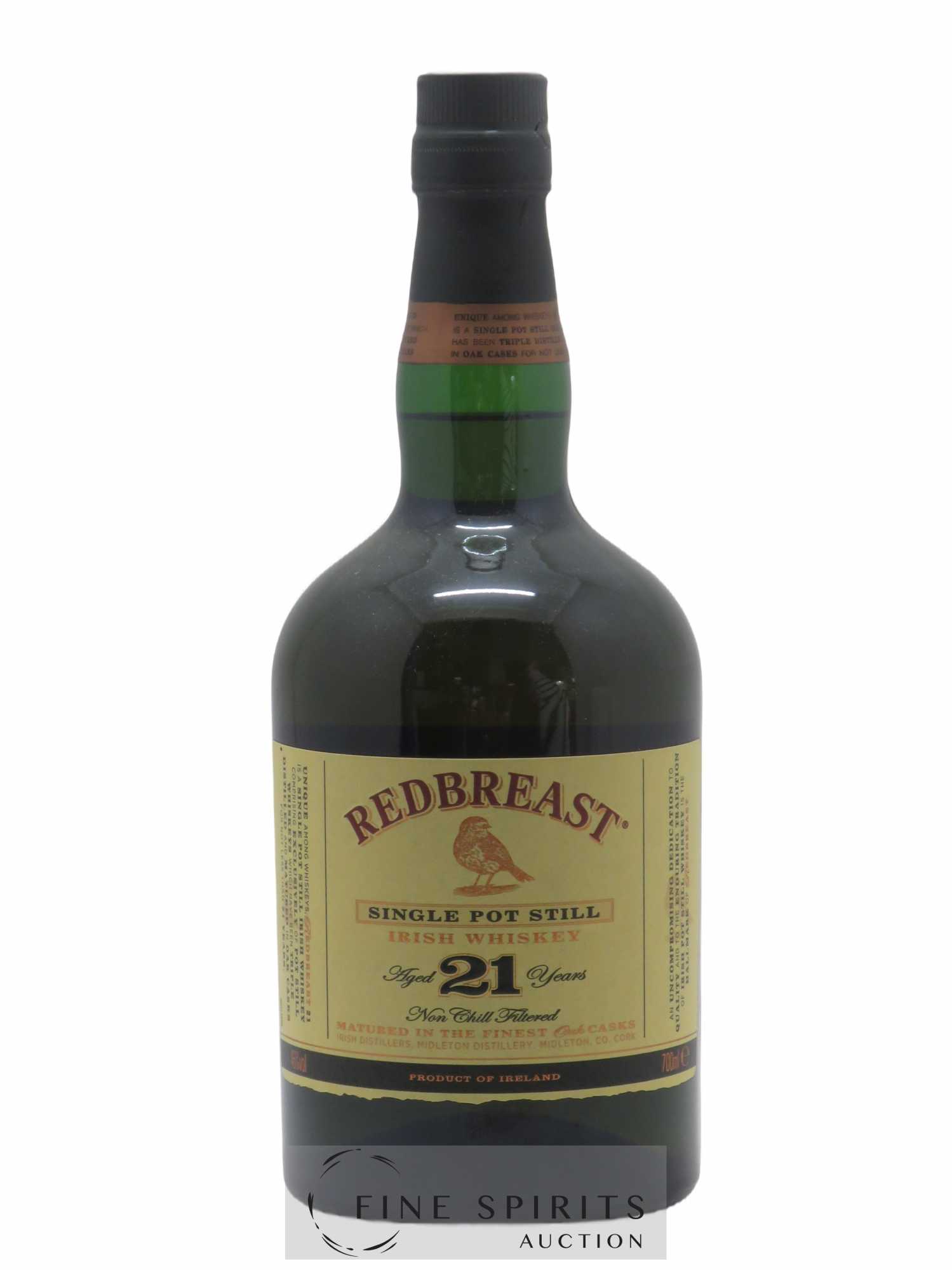 Redbreast 21 years Of. Single Pot Still Oak Casks