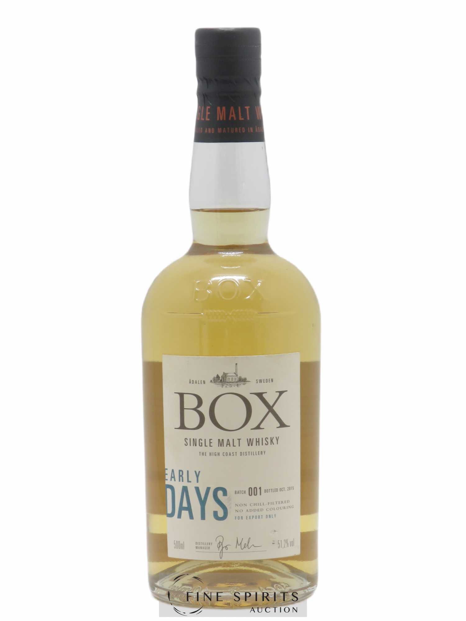 Box Of. Early Days Batch 001 - bottled 2015 Export Only