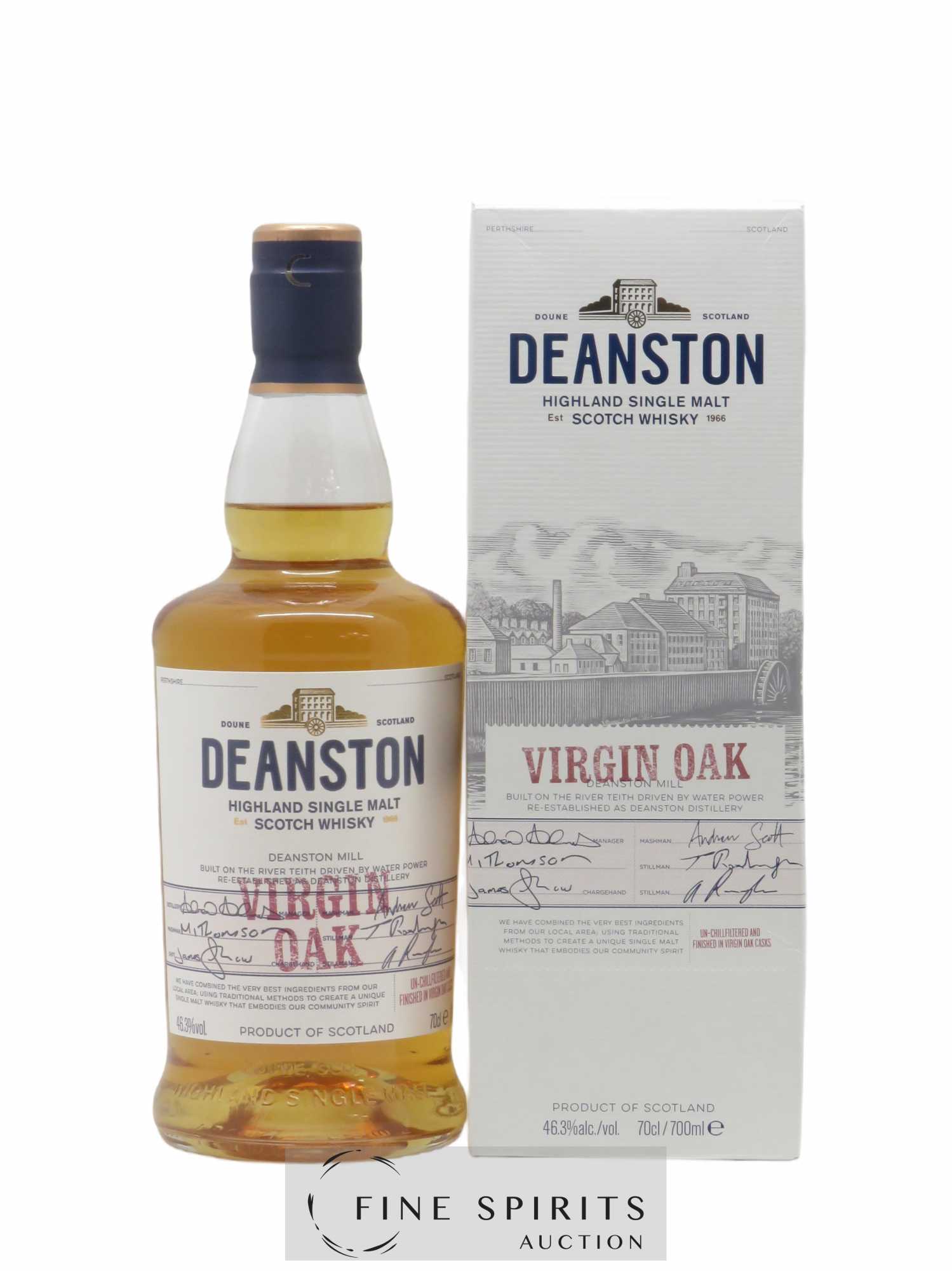 Deanston Mill Of. Virgin Oak Un-chillfiltered