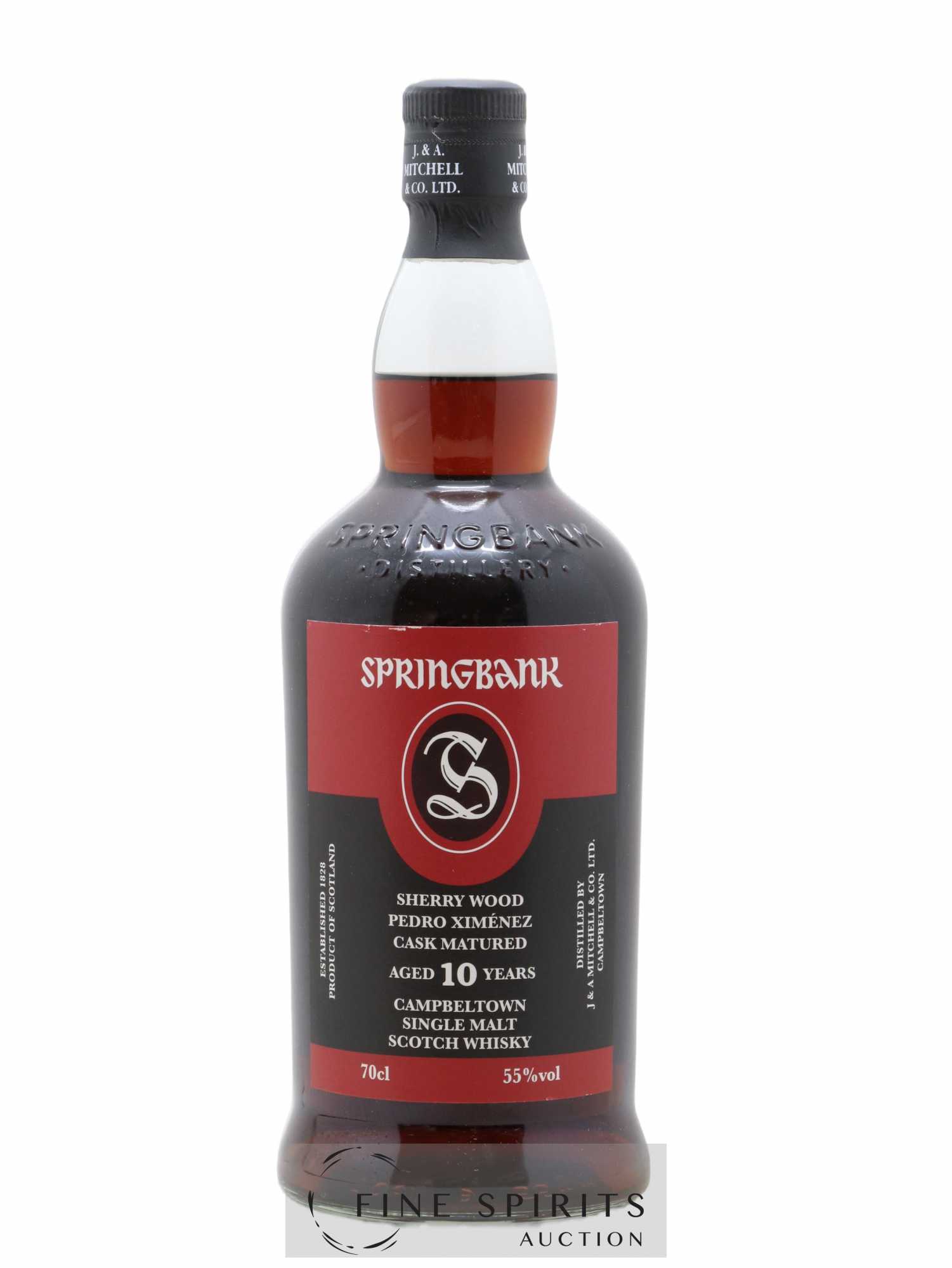 Springbank 10 years 2012 Of. Sherry Wood Pedro Ximénez Cask matured - One of 10800 - bottled 2022