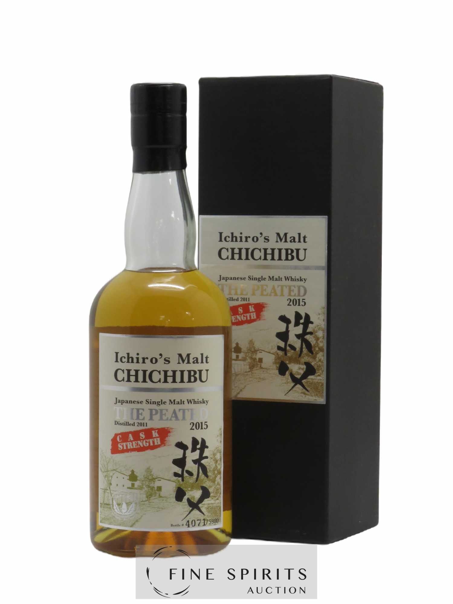 Chichibu 2011 Of. The Peated Cask Strength 2015 Release - One of 5980 bottles Ichiro's Malt