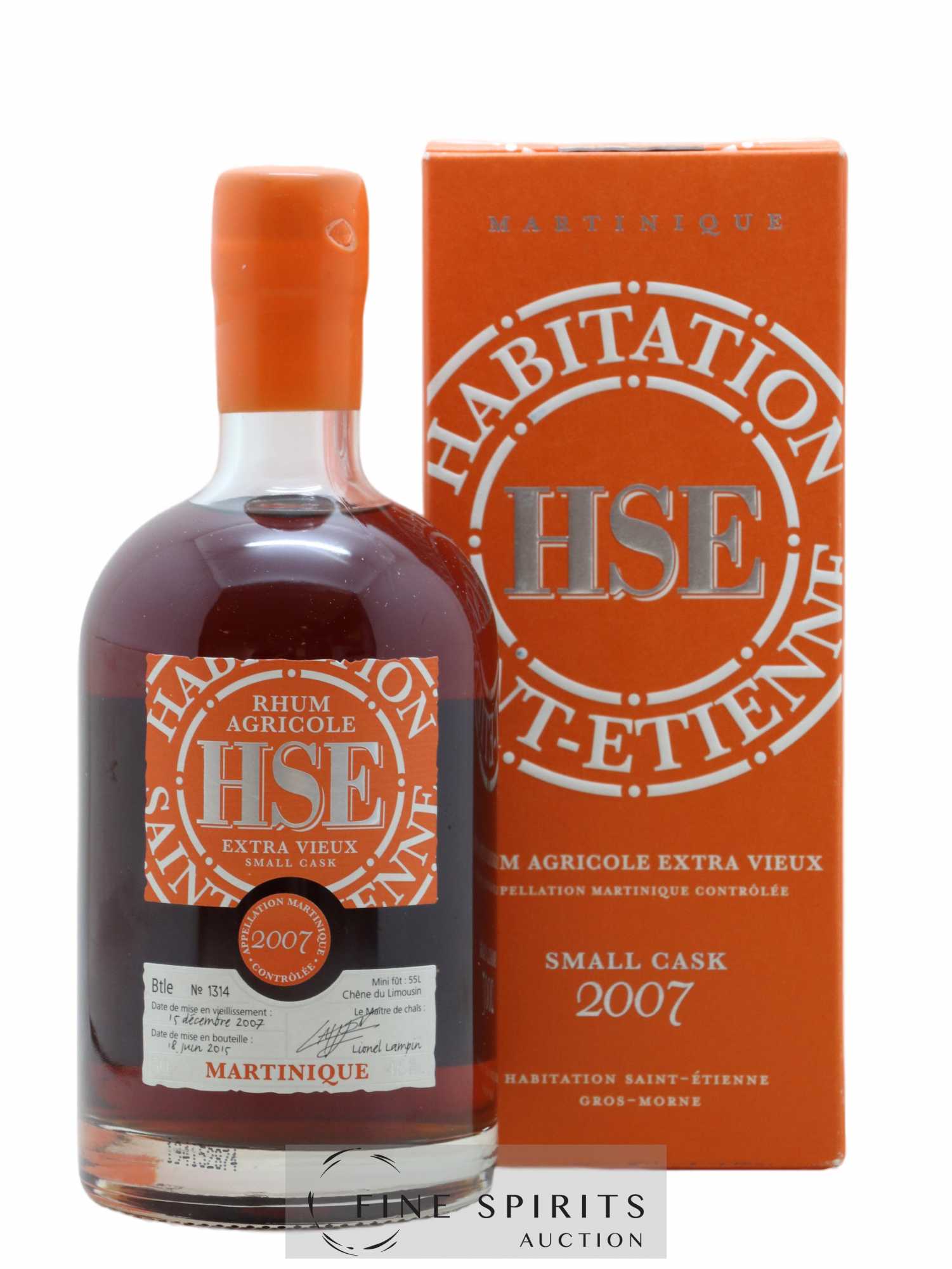 HSE 2007 Of. Small Cask Chêne du Limousin - bottled 2015