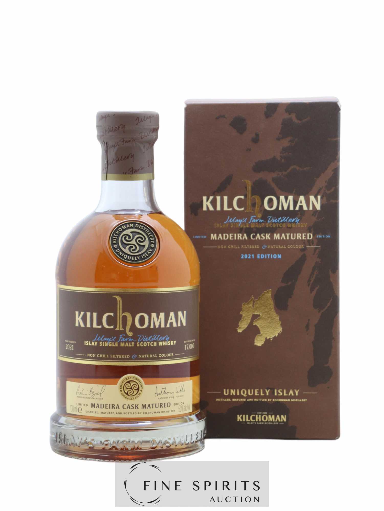 Kilchoman Of. Madeira Cask Matured One of 17000 - 2021 Release Limited Edition