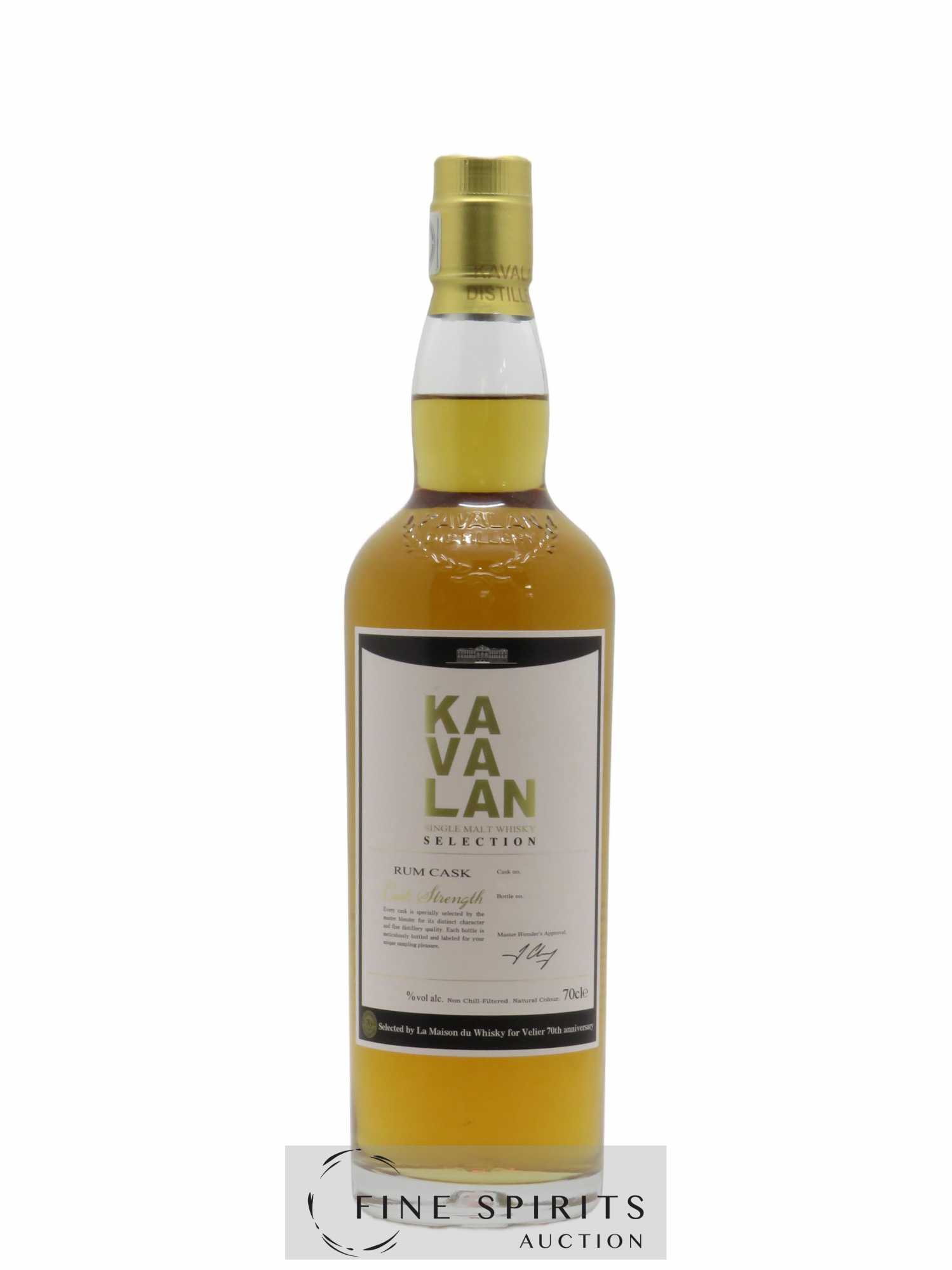 Kavalan Of. Rum Cask Cask n°M111104067A - One of 170 bottles - bottled 2017 Cask Strength