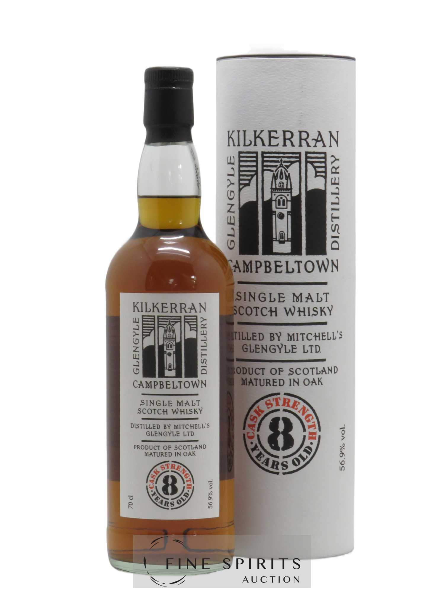 Kilkerran 8 years Of. Mitchell's Glengyle Cask Strength