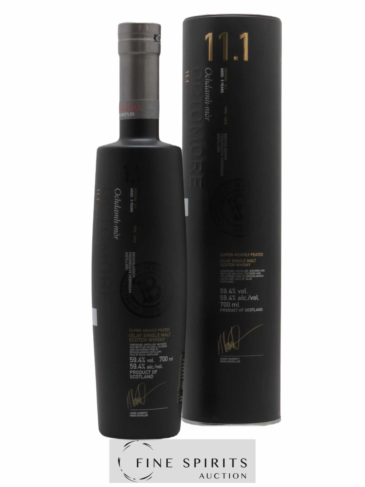 Octomore 5 years Of. Edition 11.1 Super-Heavily Peated - One of 30.000 bottles Limited Edition