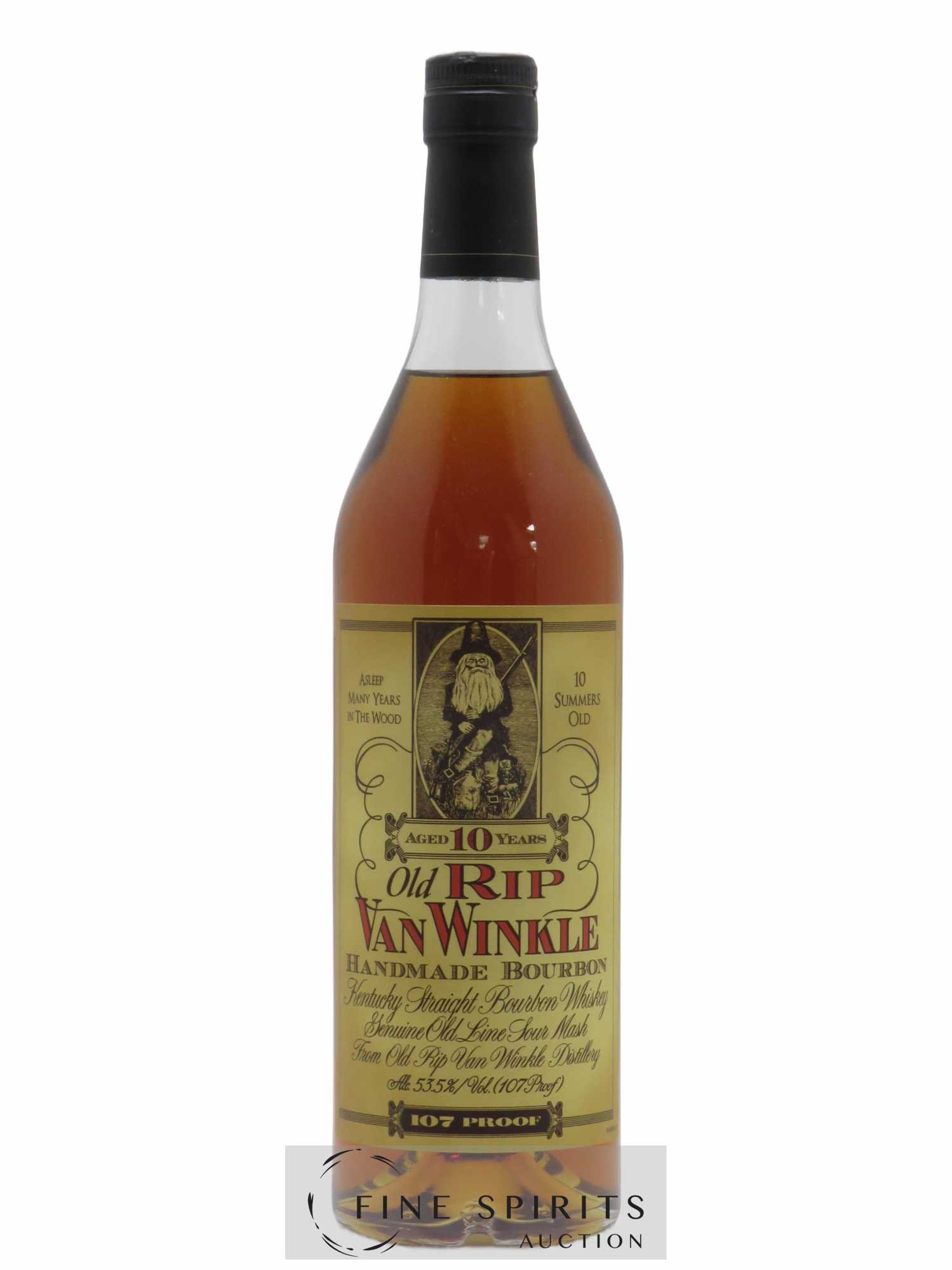 Old Rip Van Winkle 10 years Of. 107 Proof