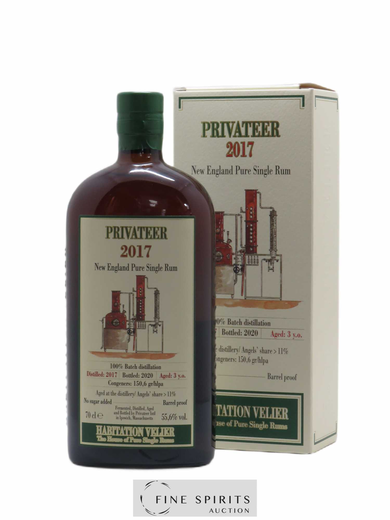 Privateer 3 years 2017 Of. Habitation Velier bottled 2020 Full Proof