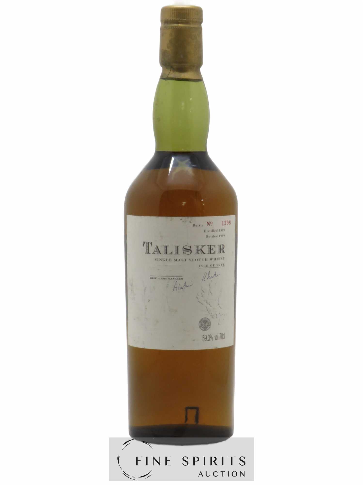 Talisker 1989 Of. One of 7000 - bottled 1999 Friends of the Classic Malts Limited Edition