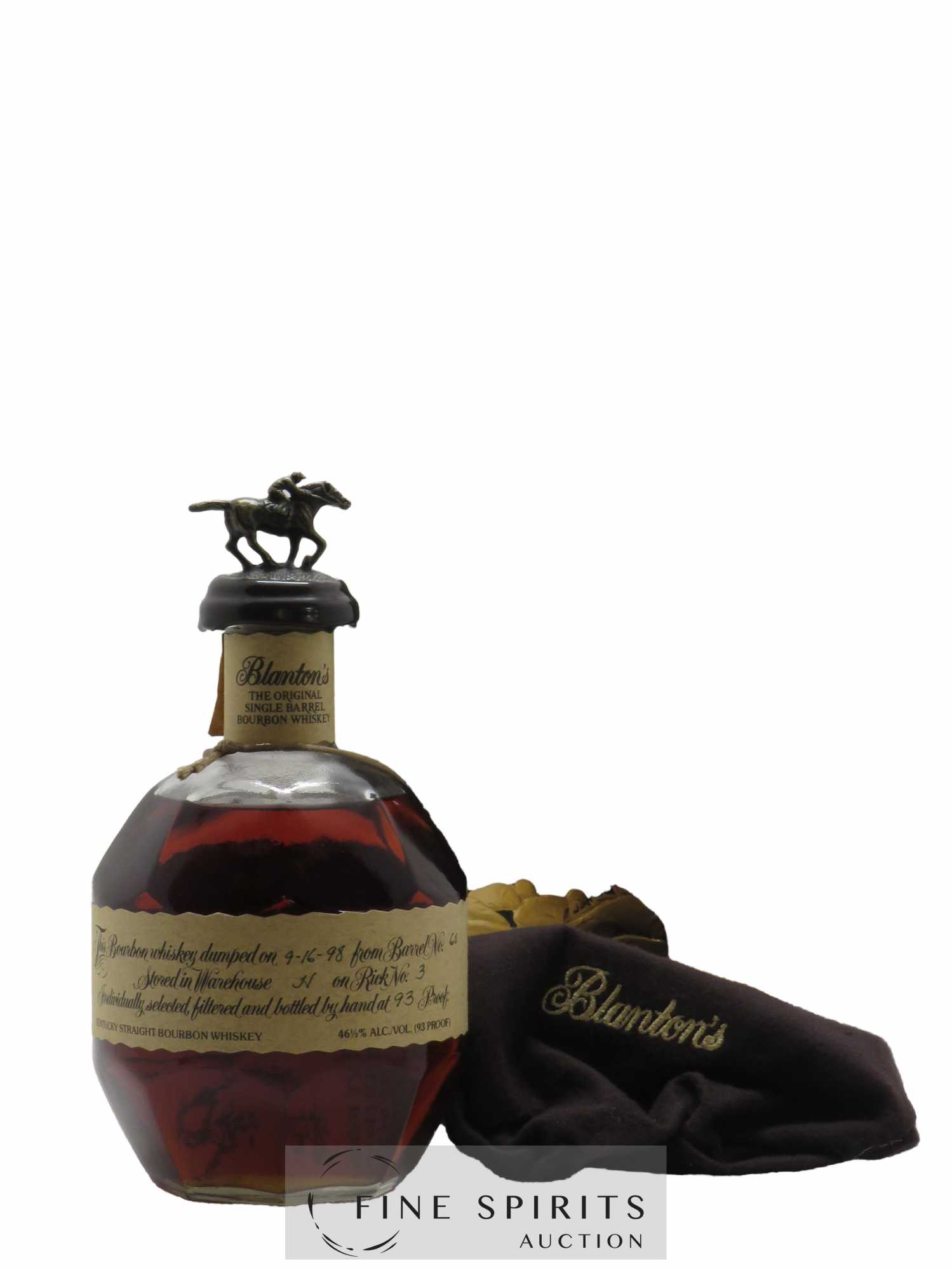 Blanton's Of. The Original Single Barrel n°68 - bottled 1998