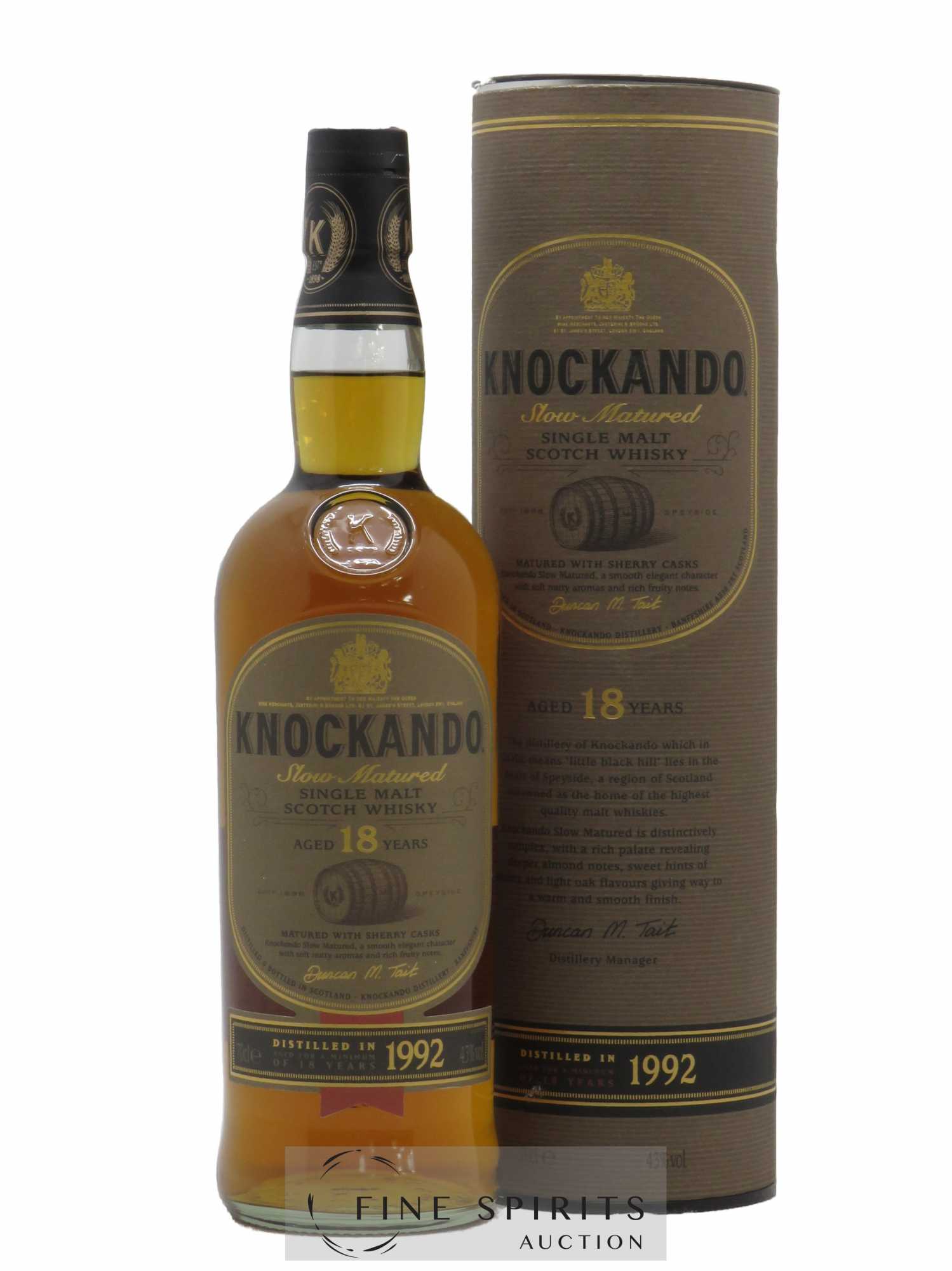 Knockando 18 years 1992 Of. Slow Matured