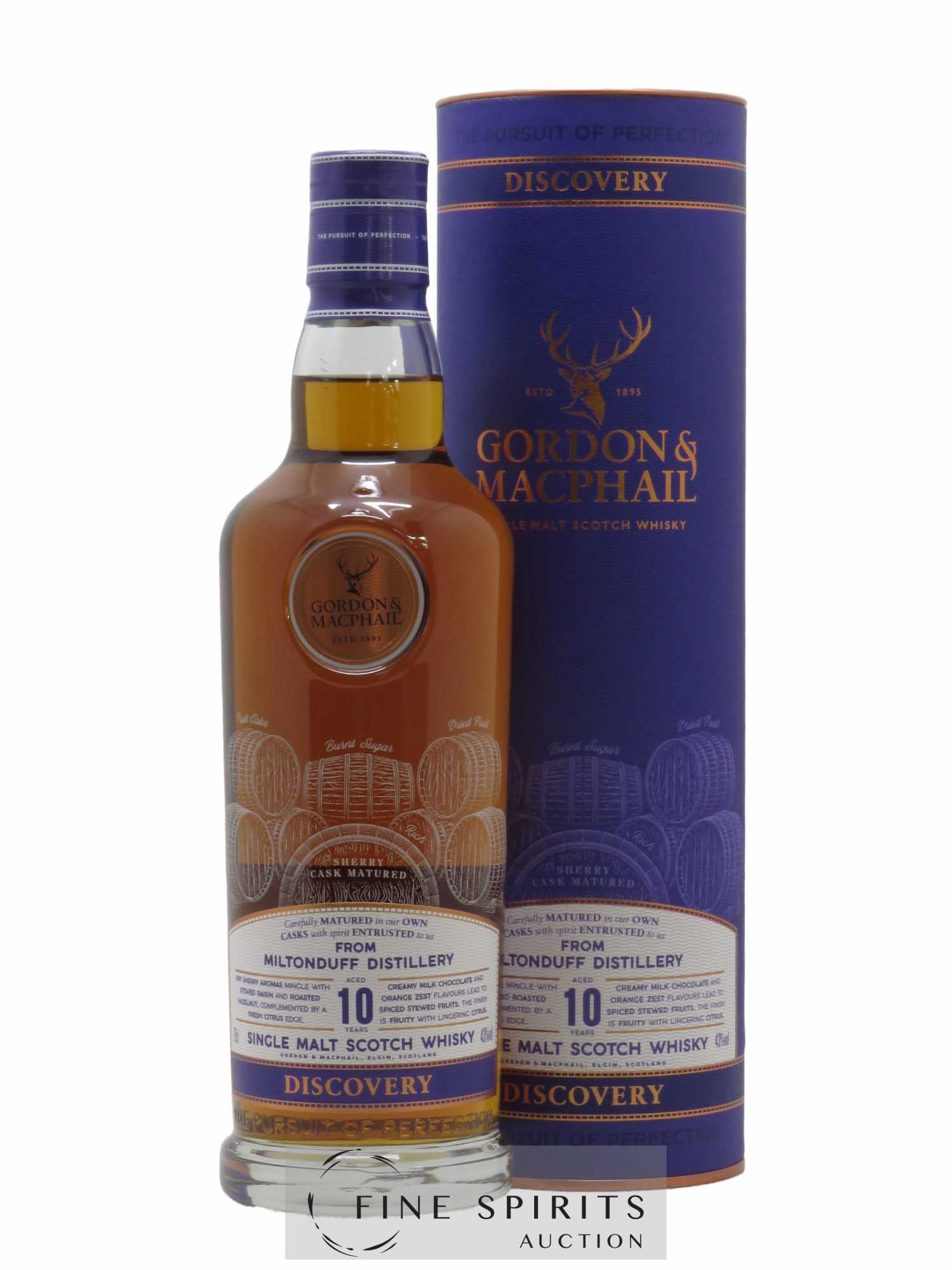 Miltonduff 10 years Gordon & MacPhail Discovery Sherry Cask