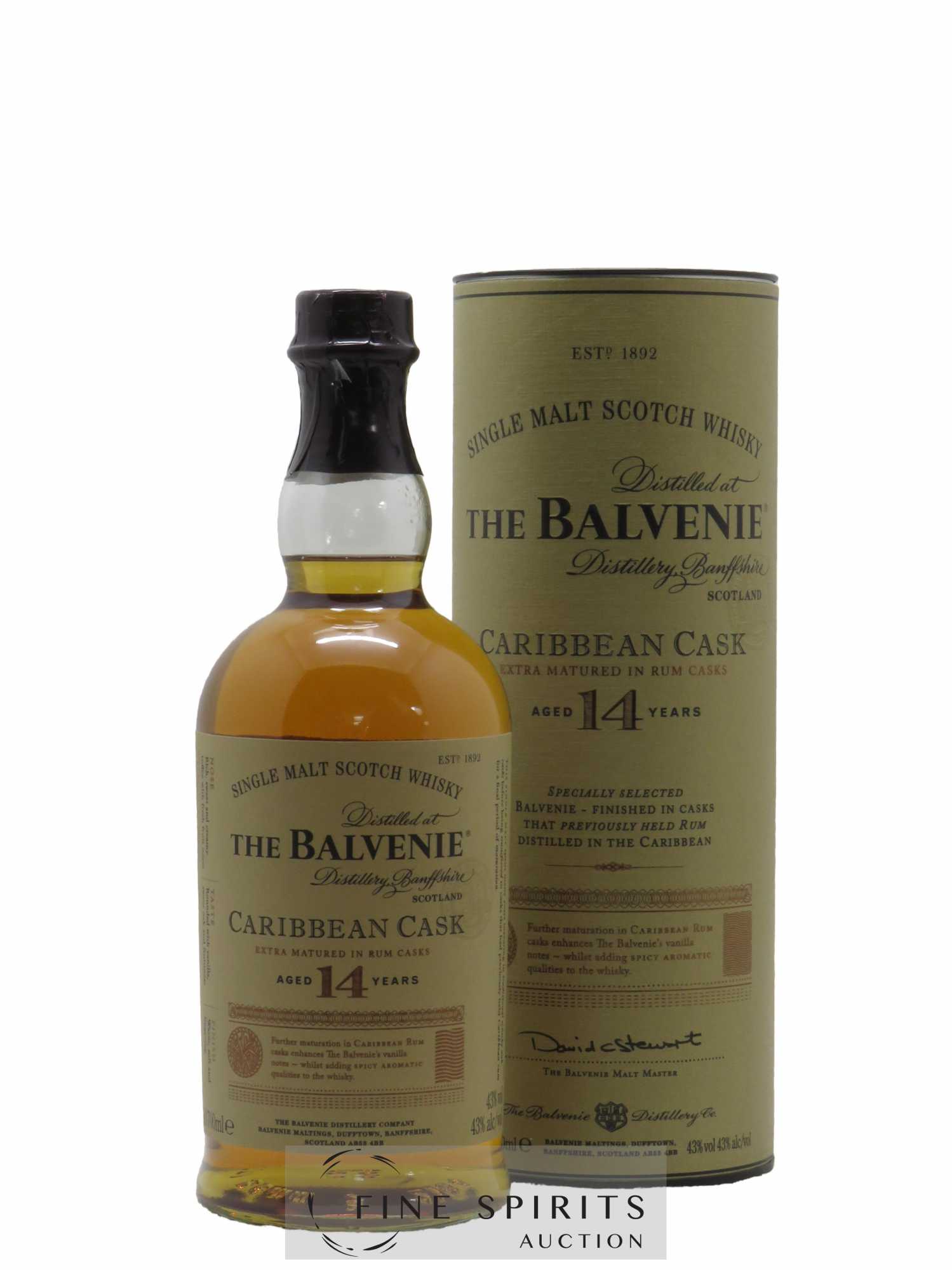 Balvenie The 14 years Of. Caribbean Cask Rum Cask Finish