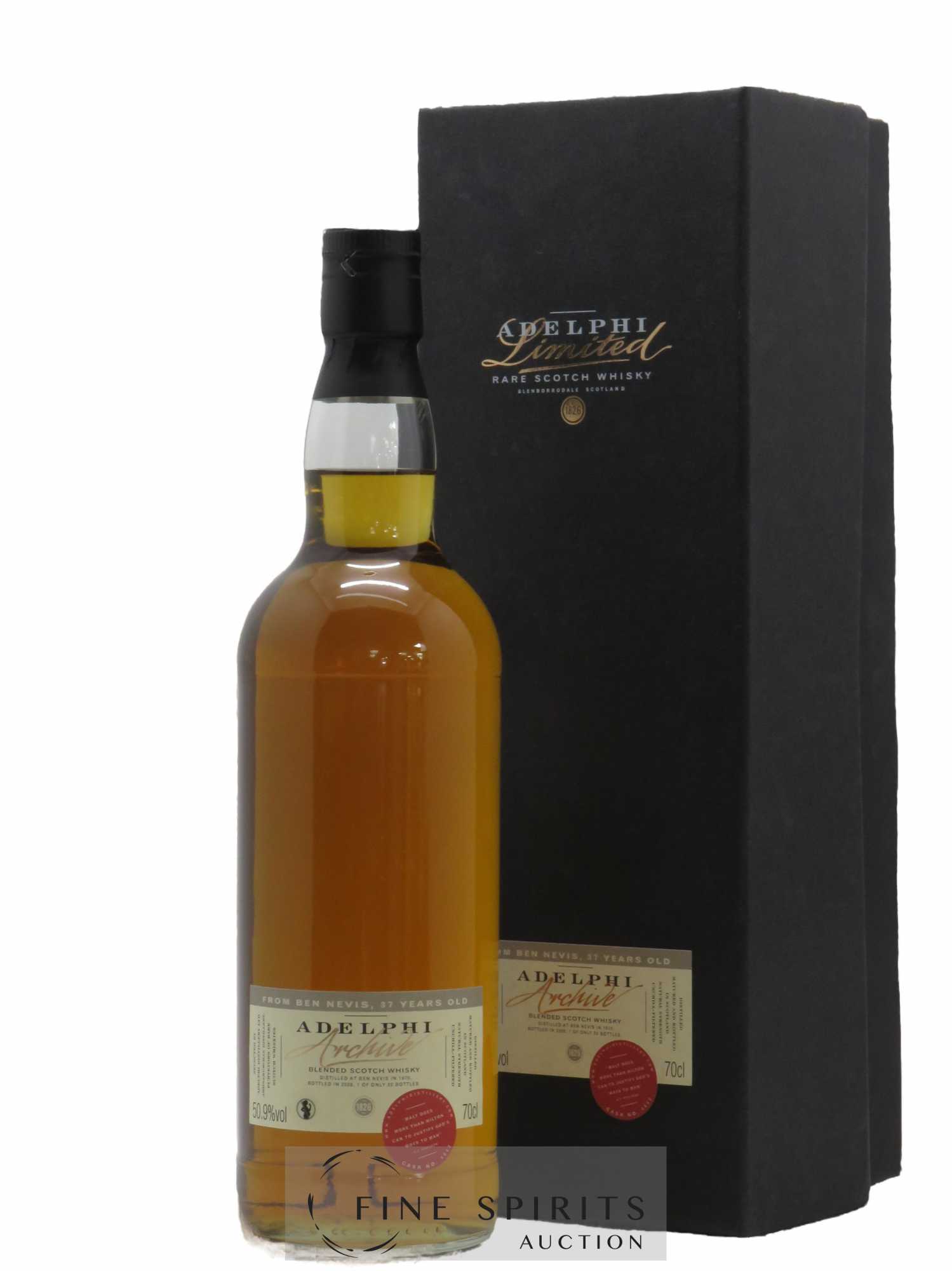 Ben Nevis 37 years 1970 Adelphi Selection Cask n°4642 - One of 32 - bottled 2008