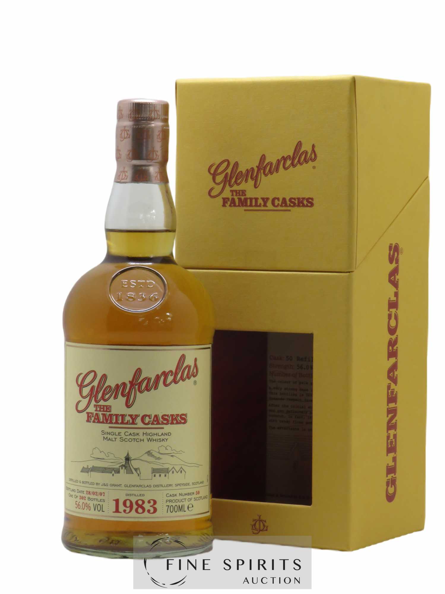 Glenfarclas 1983 Of. The Family Casks Cask n°50 - One of 302 - bottled 2007