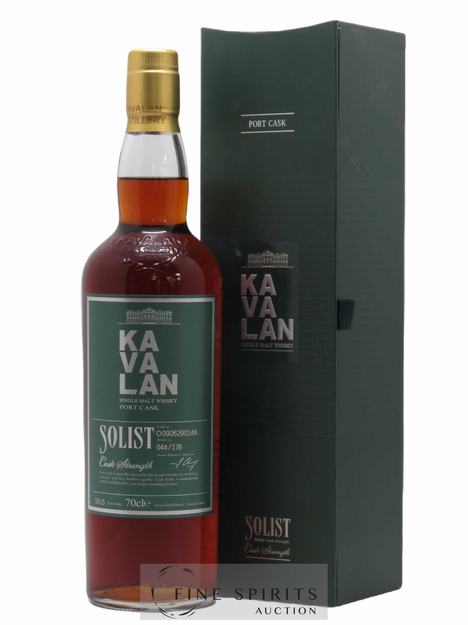 Kavalan Of. Solist Port Cask n°O090629014A - One of 178 - bottled 2016 Cask Strength