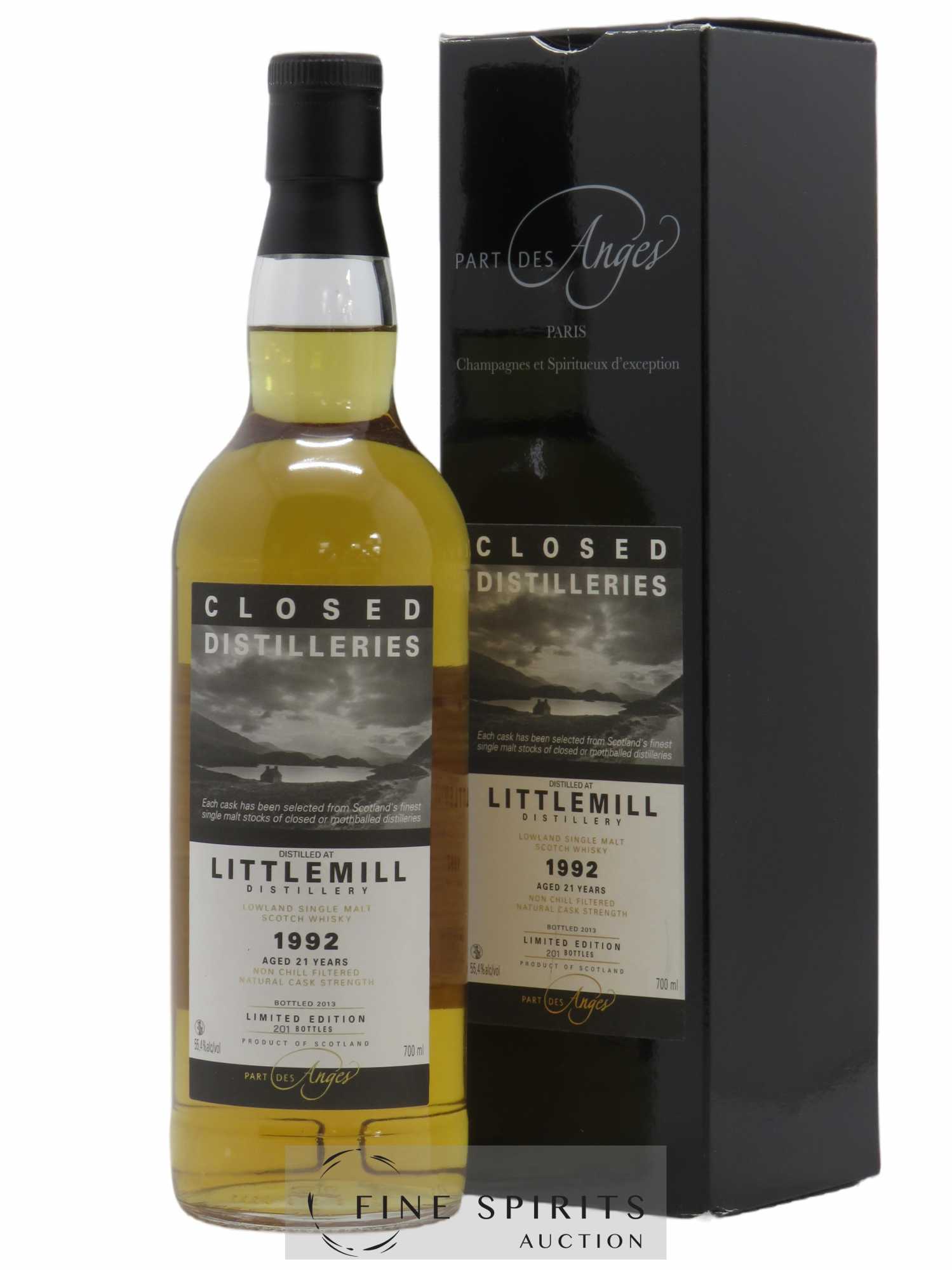 Littlemill 21 years 1992 Part des Anges Closed Distilleries One of 201 - bottled 2013