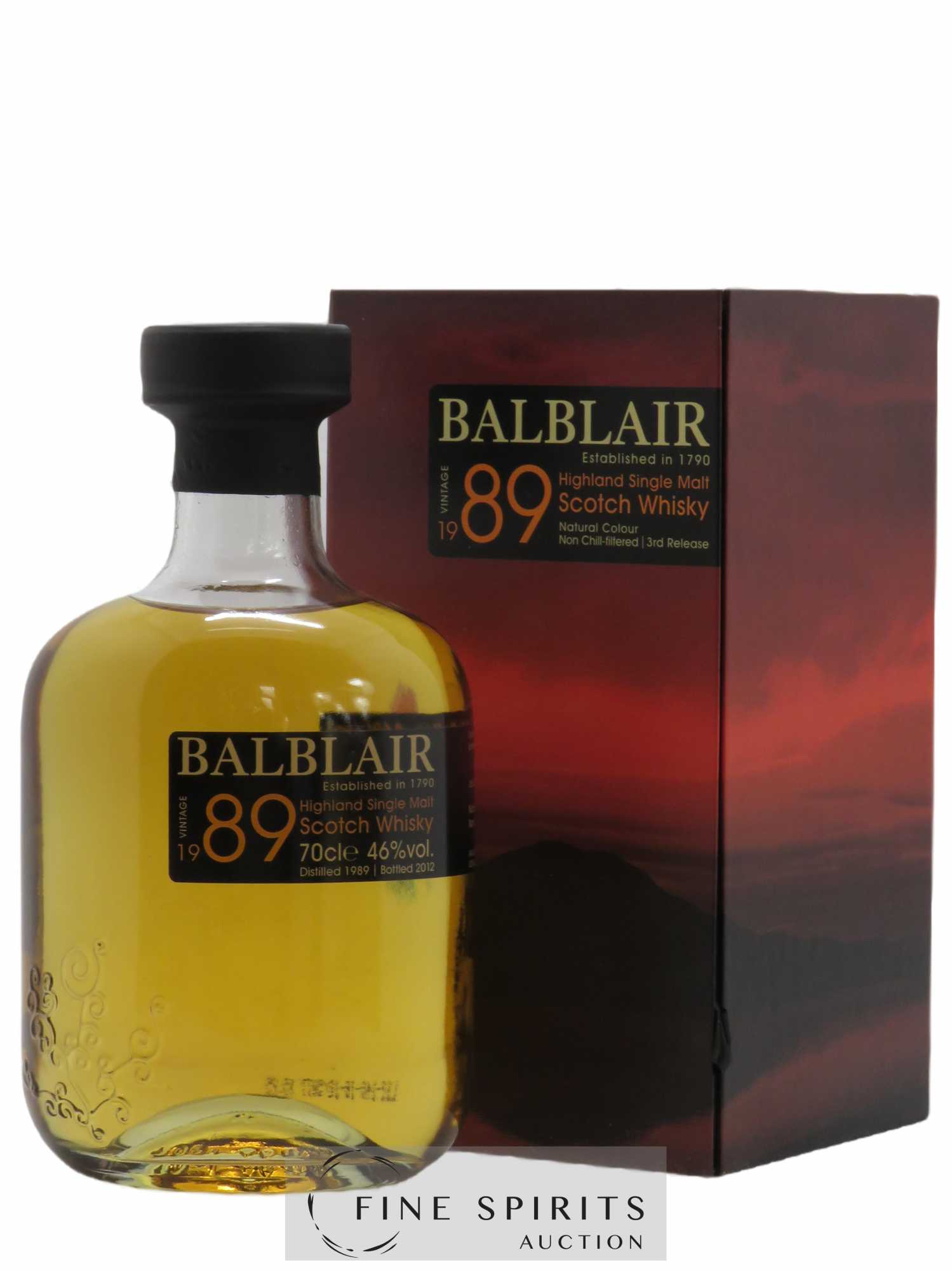 Balblair 1989 Of. 3rd Release - bottled 2012