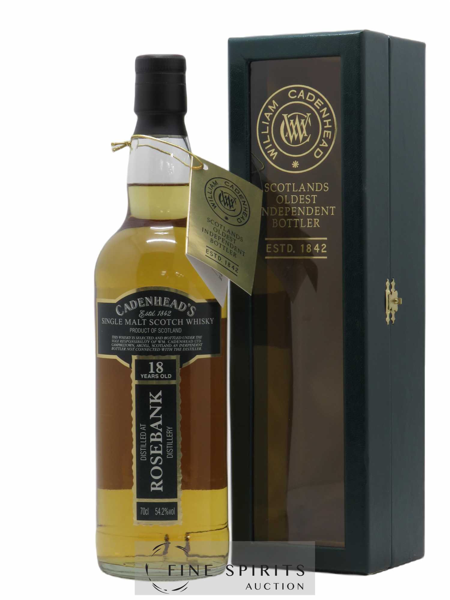 Rosebank 18 years 1989 Cadenhead's Bourbon Hogshead Cask - One of 294 - bottled 2007