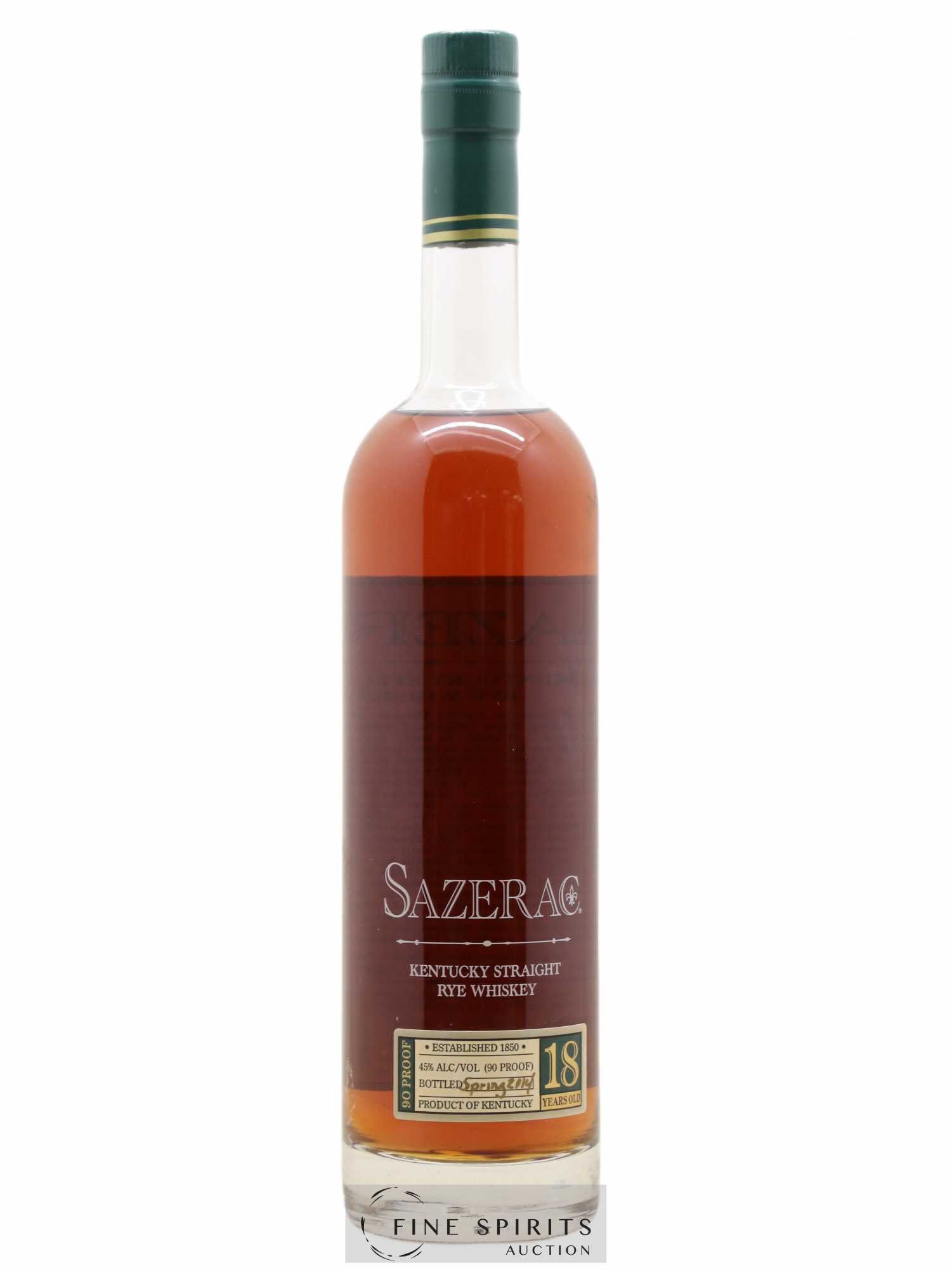 Sazerac 18 years Of. Antique Collection bottled Spring 2014