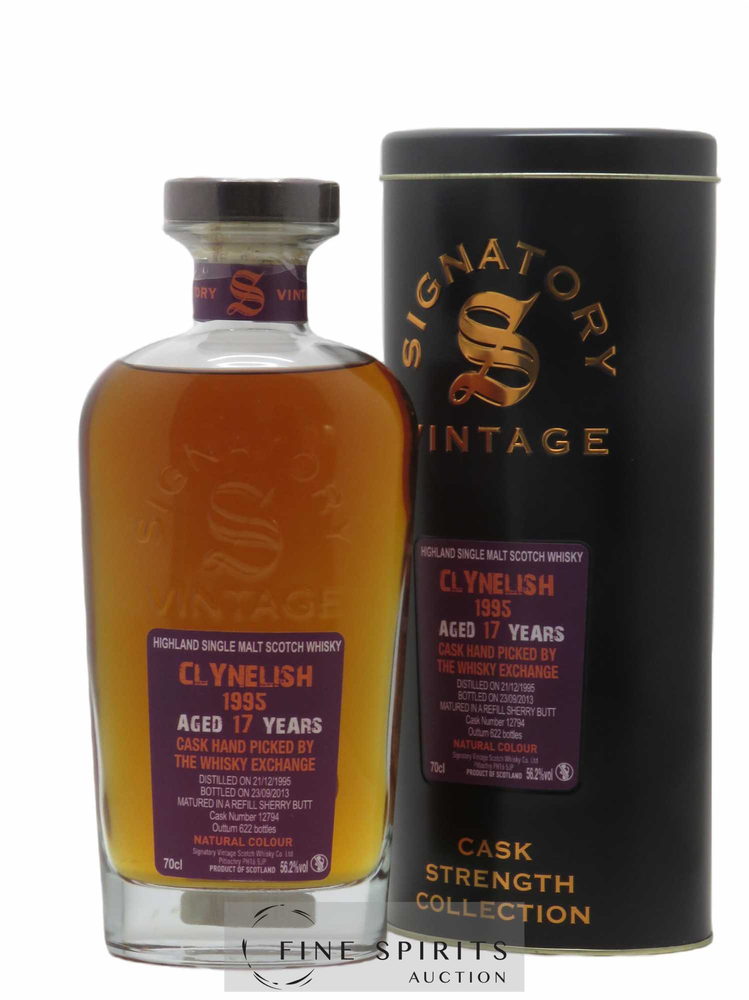 Clynelish 17 years 1995 Signatory Vintage Cask n°12794 - One of 622 - bottled 2013 Cask Strength Collection