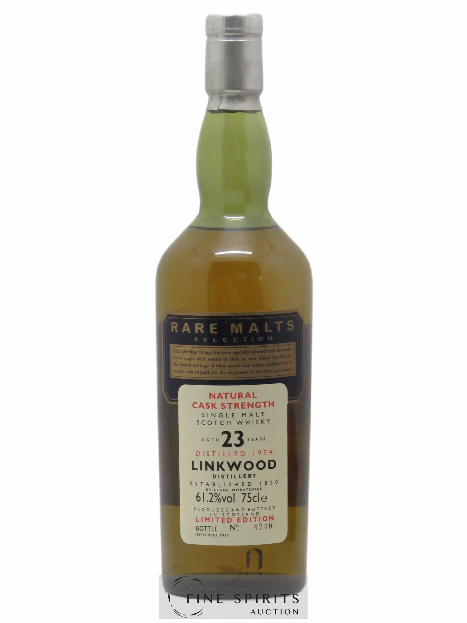 Linkwood 23 years 1974 Of. Rare Malts Selection Natural Cask Strengh - bottled 1997 Limited Edition