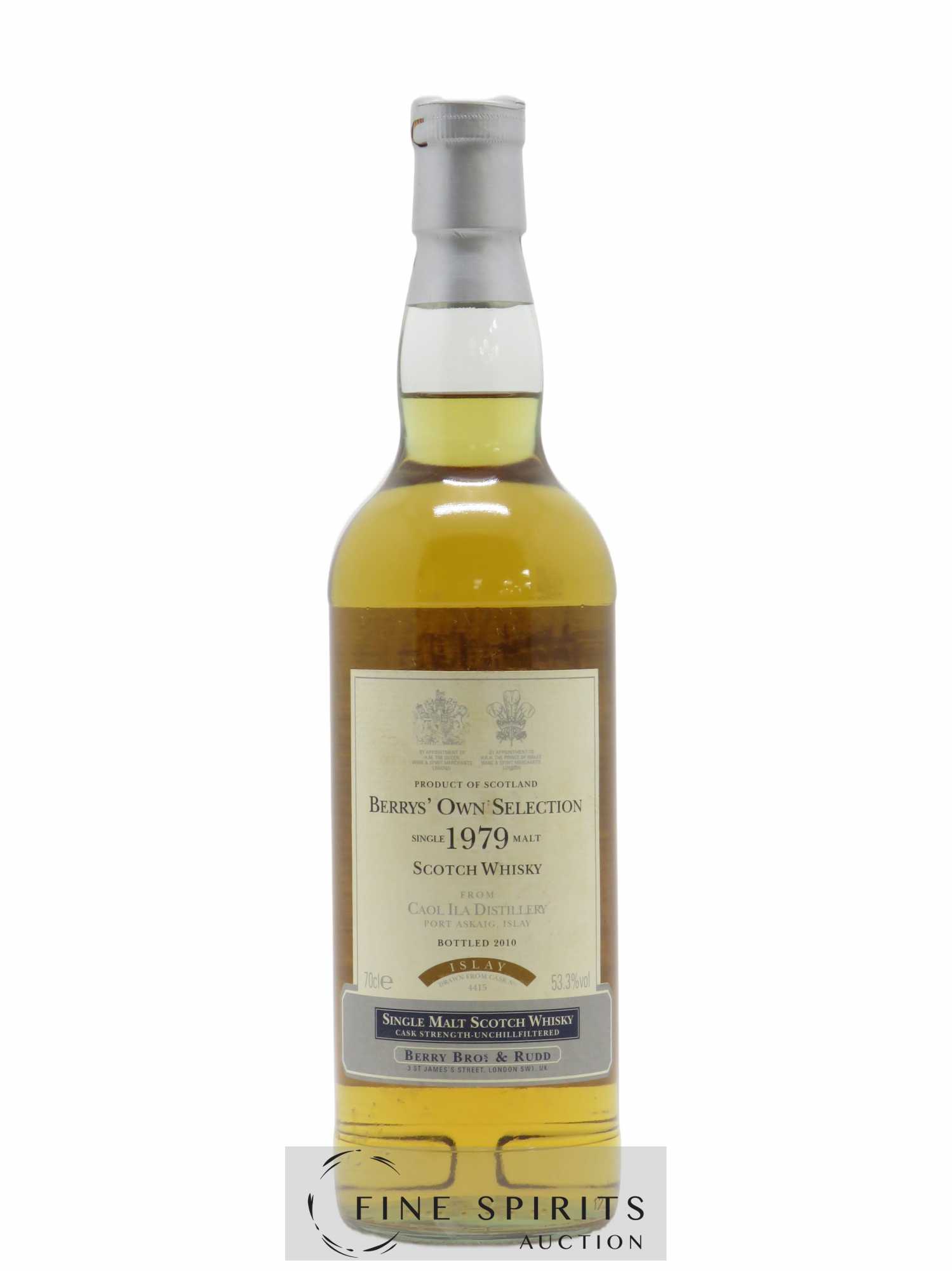 Caol Ila 30 years 1979 Berry Bros & Rudd Cask n°4415 - bottled 2010 Berry's Own Selection