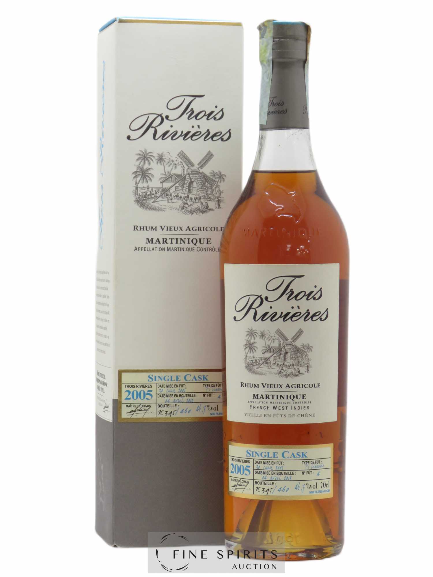 Trois Rivières 2005 Of. Single Cask n°4 - One of 460 - bottled 2013