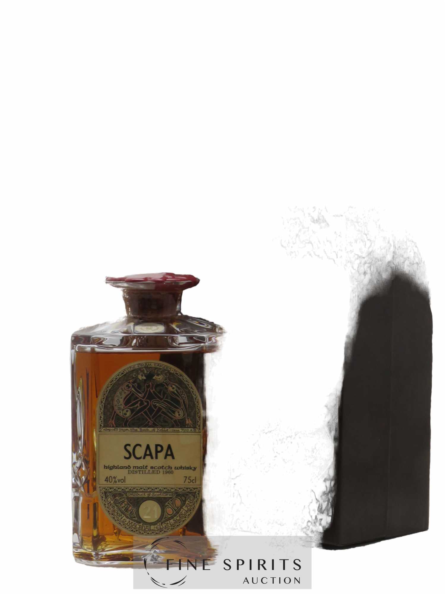 Scapa 21 years 1960 Of. The Dram Taker's Square Decanter