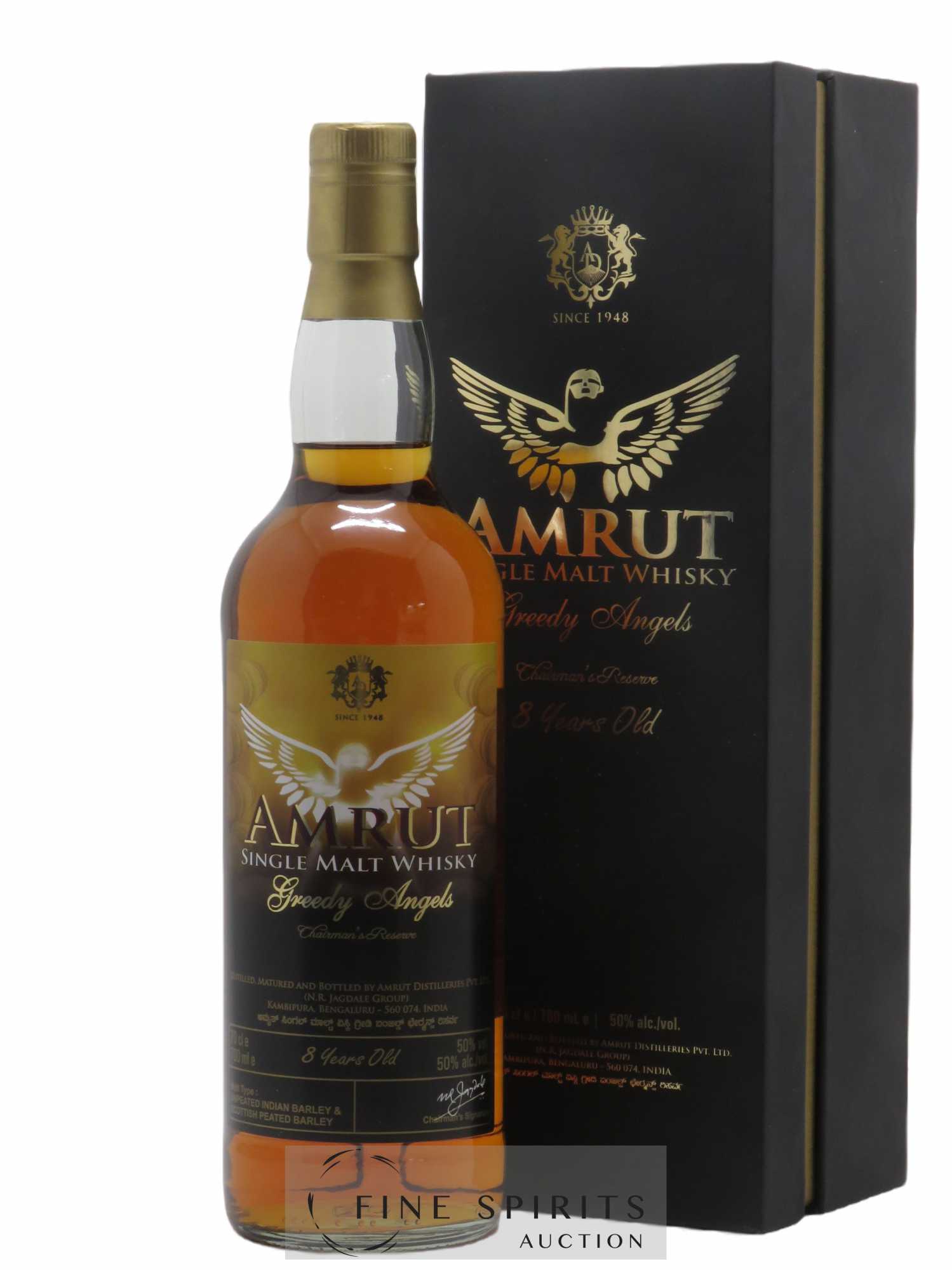 Amrut 8 years Of. Greedy Angels Chairman's Reserve