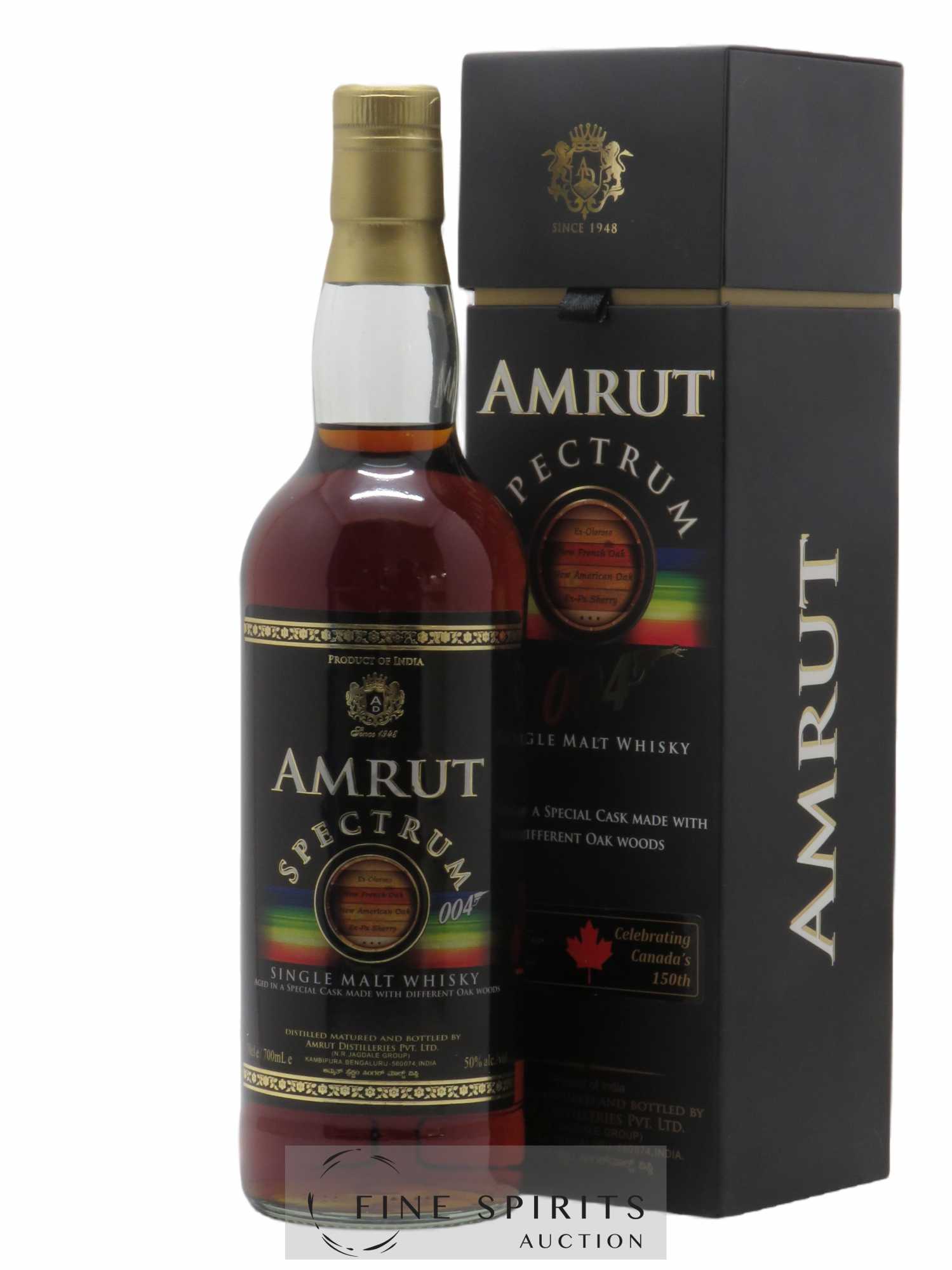 Amrut Of. Spectrum 004-4119 - One of 180 - bottled 2017 Celebrating Canada's 150th