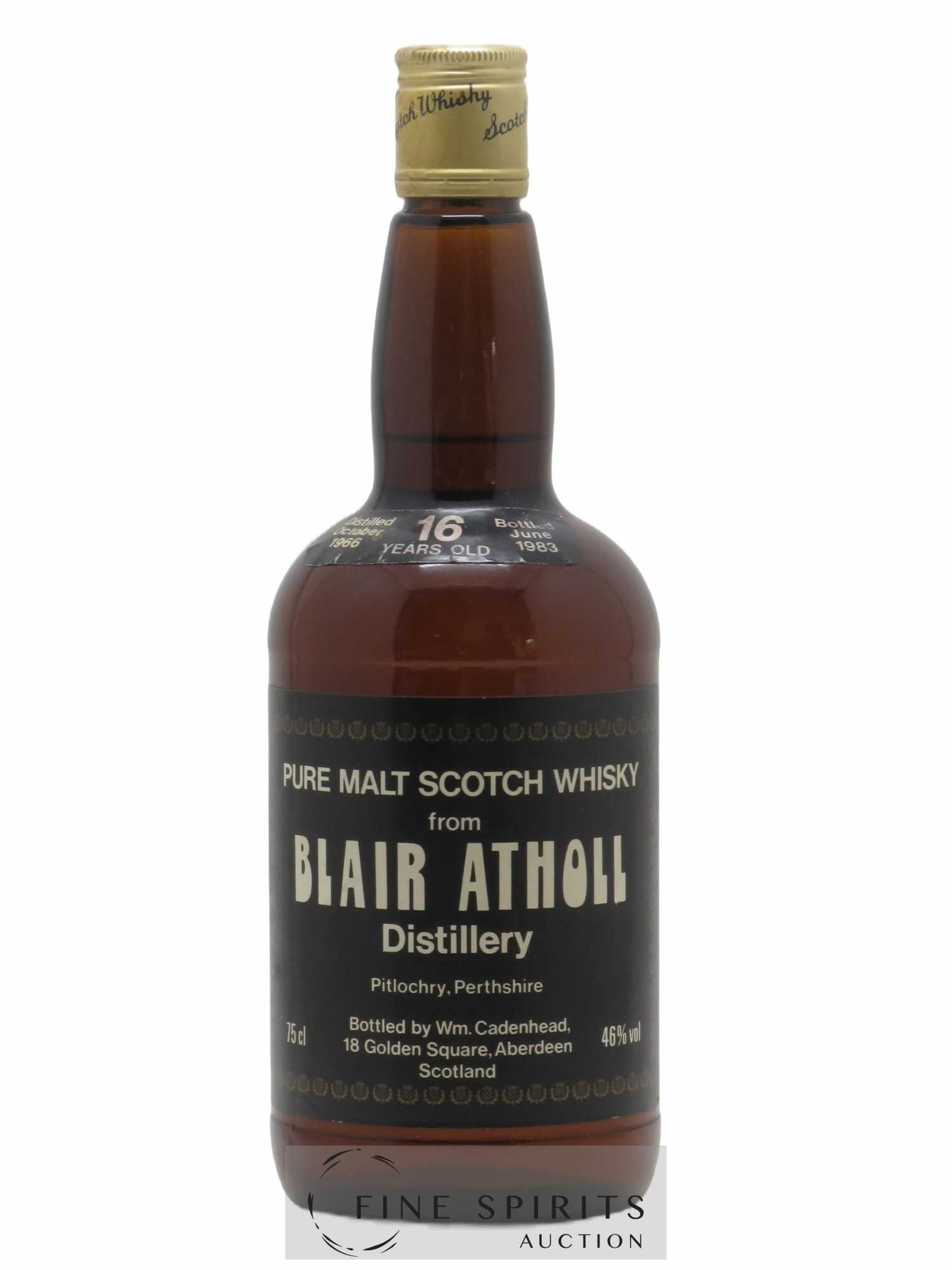 Blair Athol 16 years 1966 Cadenhead's bottled 1983