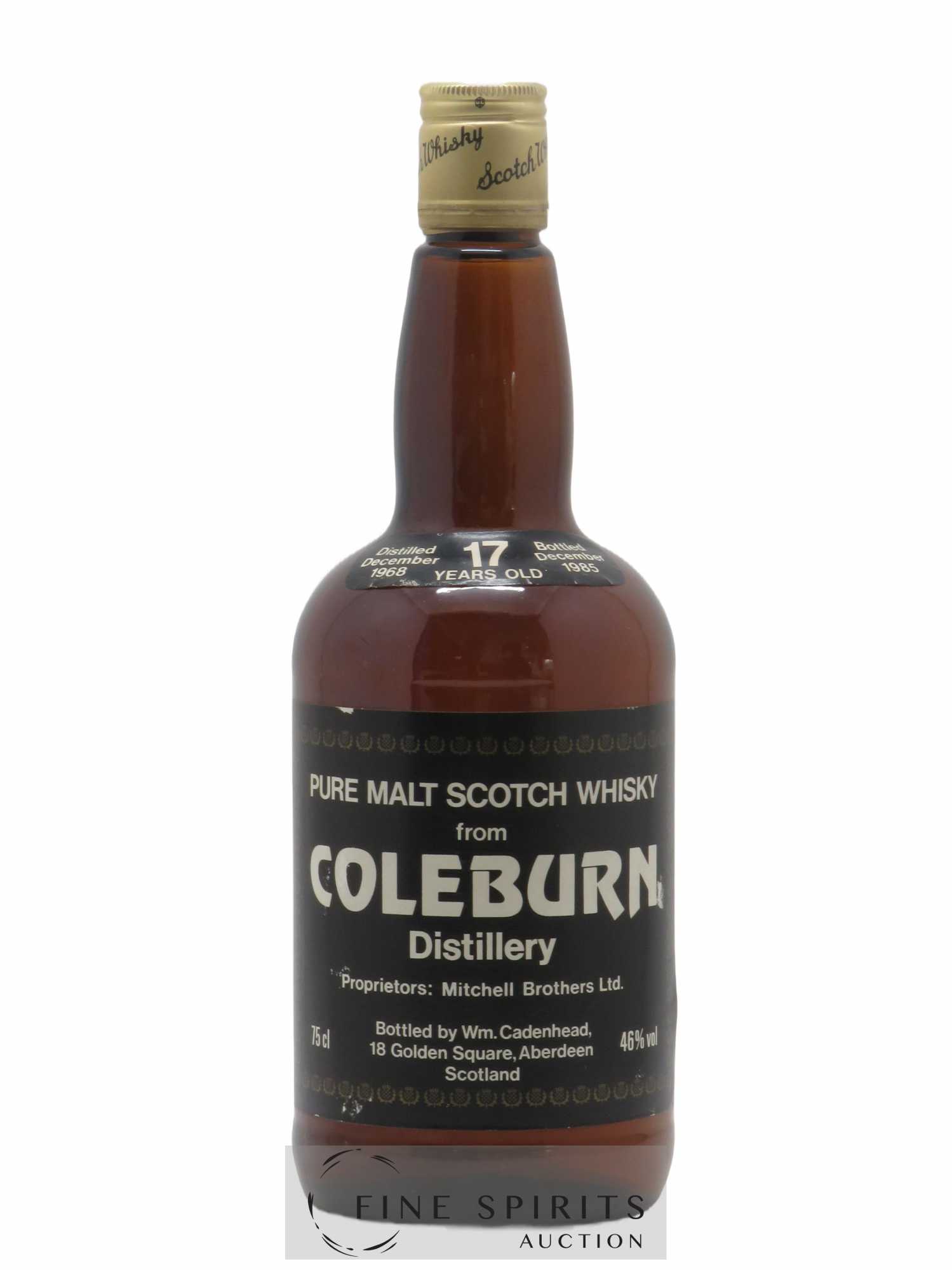 Coleburn 17 years 1968 Cadenhead's bottled 1985