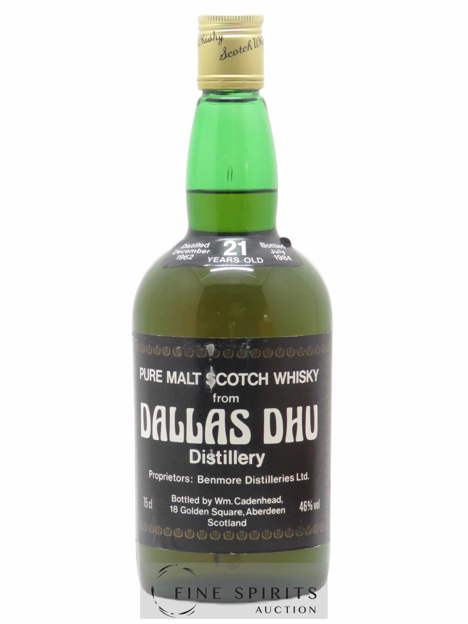 Dallas Dhu 21 years 1962 Cadenhead's bottled 1984