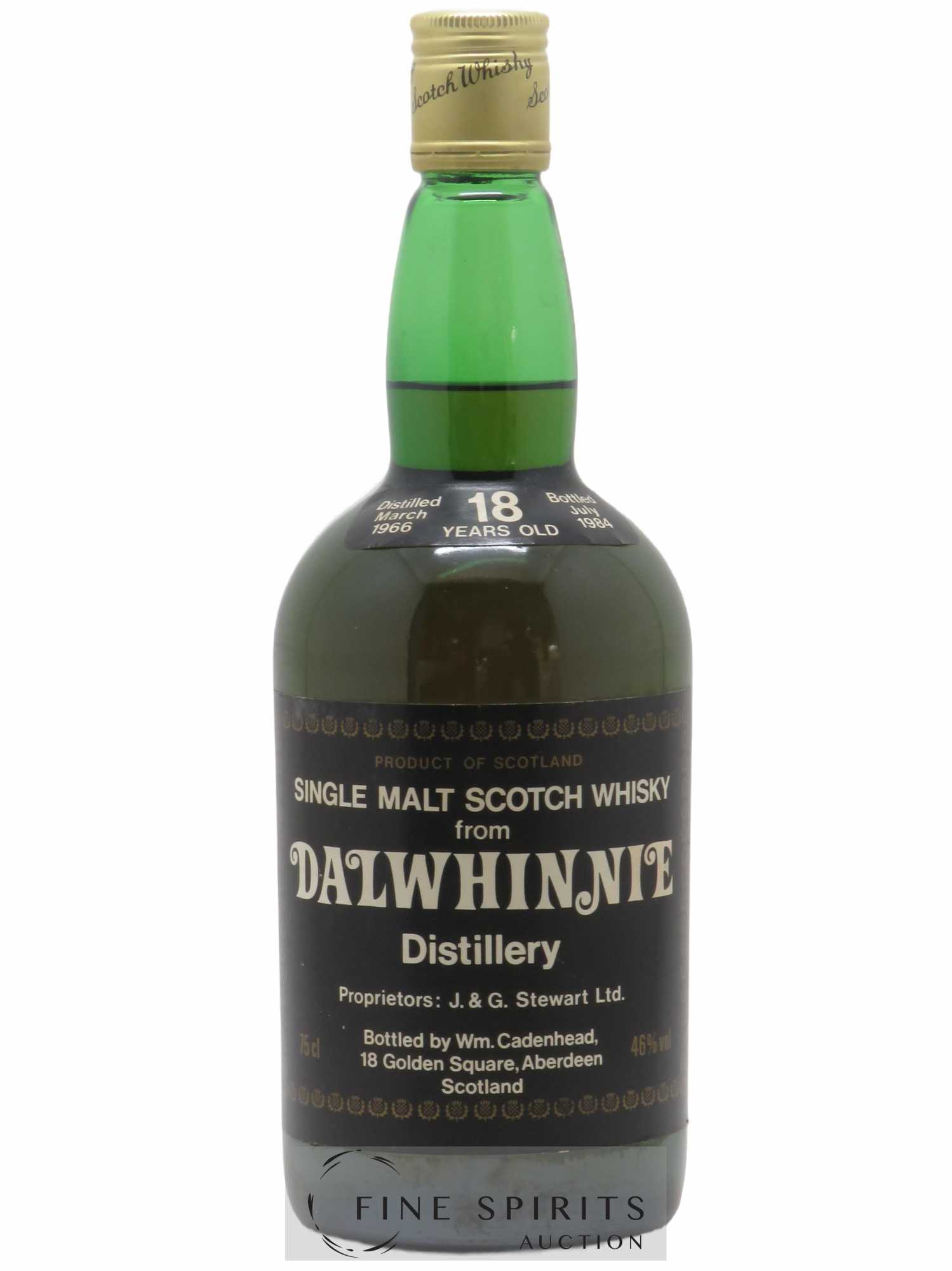 Dalwhinnie 18 years 1966 Cadenhead's bottled 1984